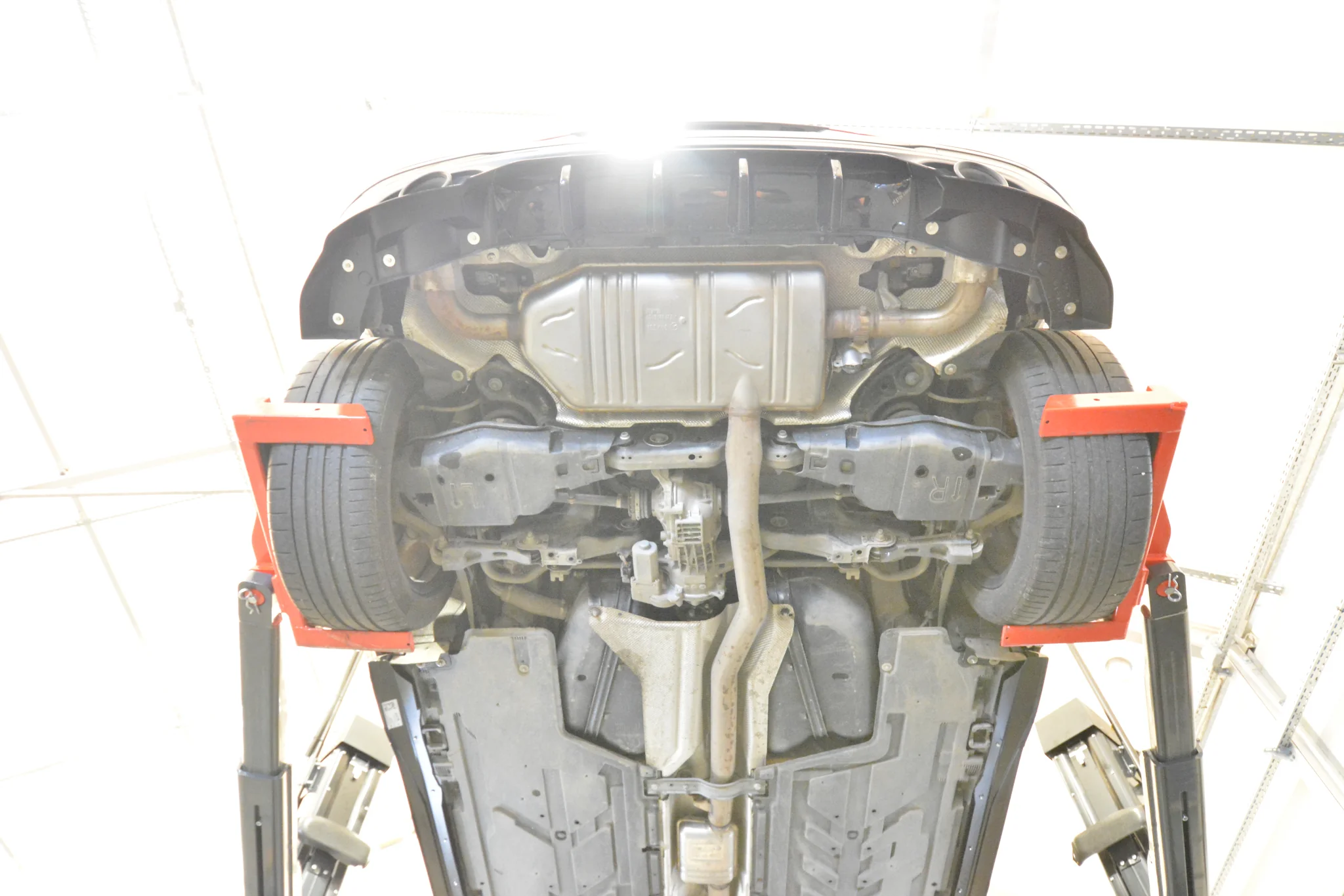 Rear Splitter (with vertical bars) Mercedes-AMG GLA 35 H247 Facelift - Image 10