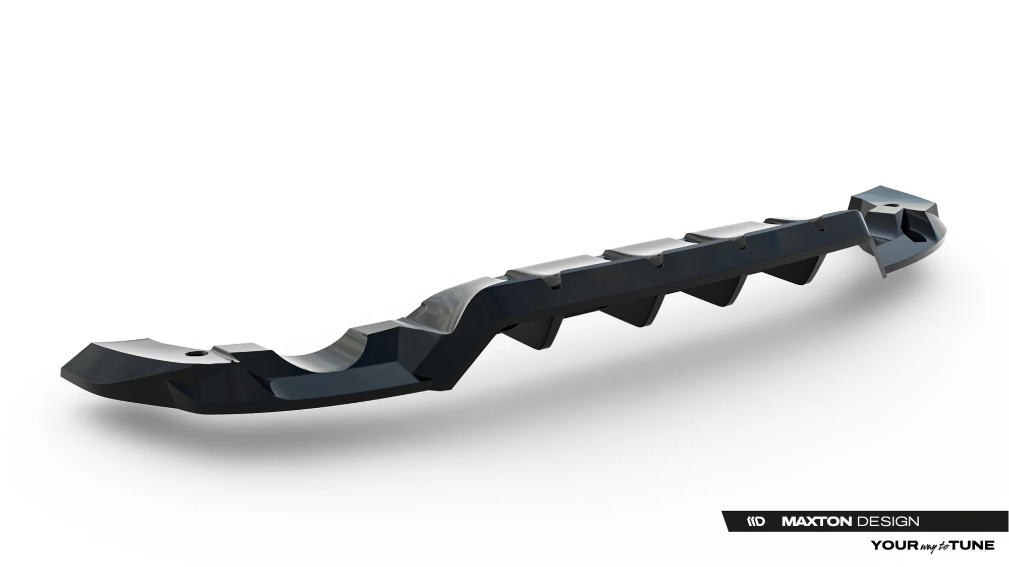 Rear Splitter (with vertical bars) Mercedes-AMG GLA 35 H247 Facelift - Image 8