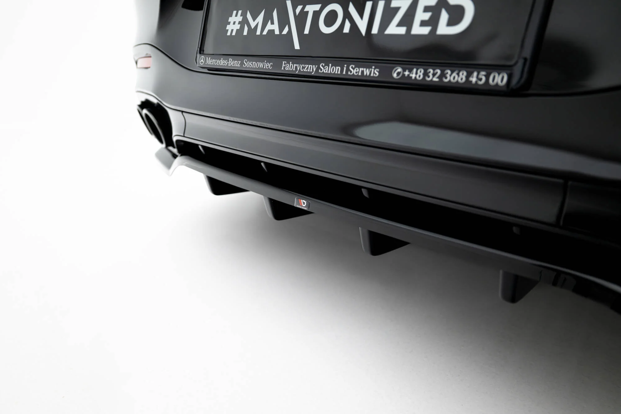 Rear Splitter (with vertical bars) Mercedes-AMG SL 63 R232 - Image 3