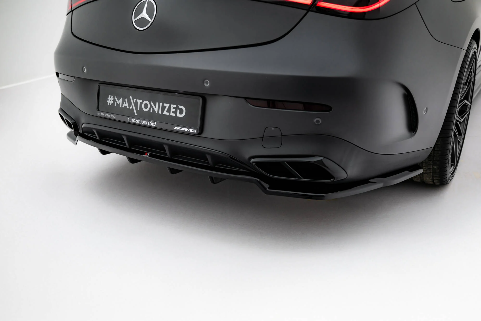 Rear Splitter (with vertical bars) Mercedes-Benz CLE AMG-Line C236 - Image 3