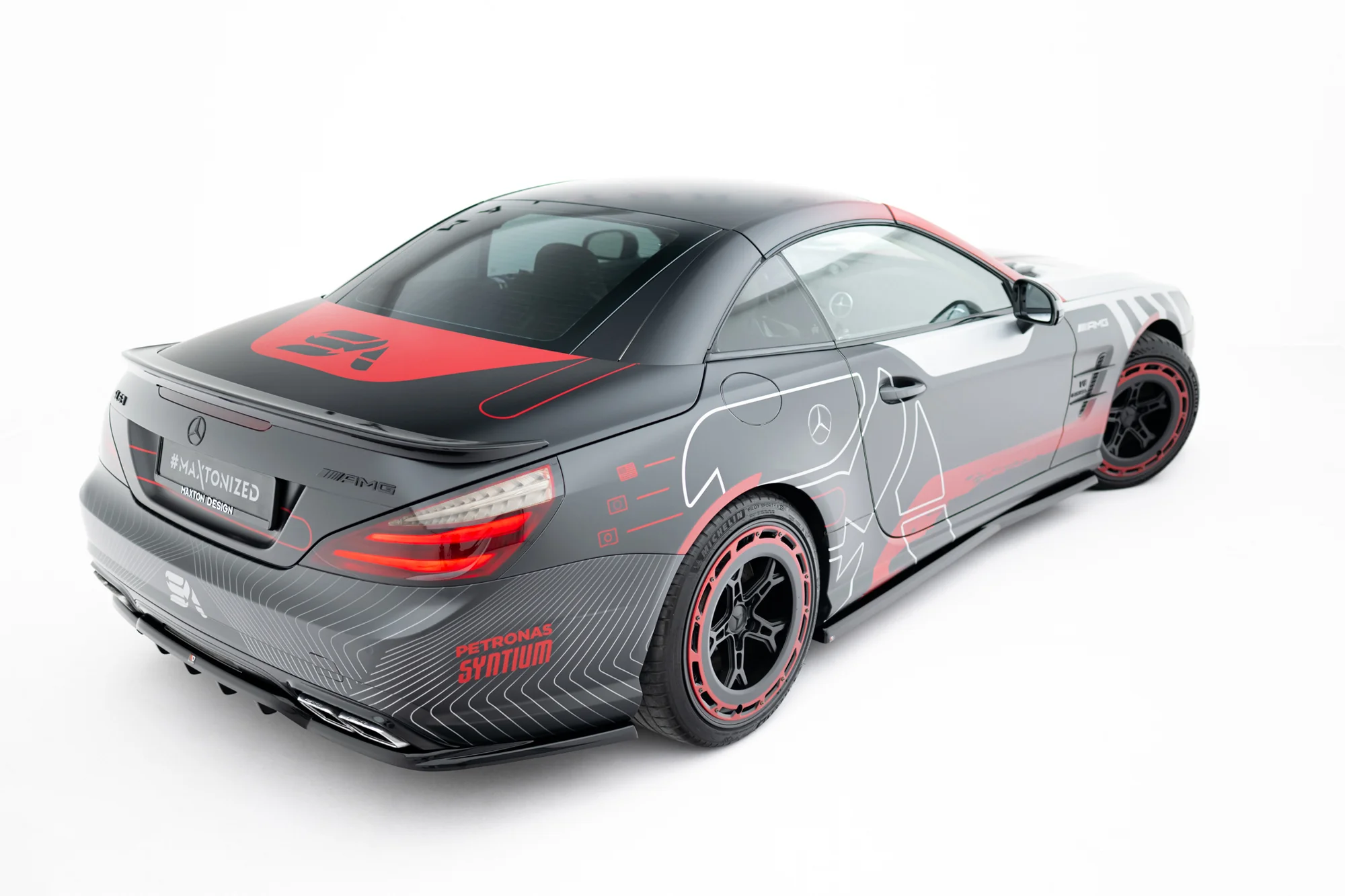 Rear Splitter (with vertical bars) Mercedes-Benz SL 63 AMG R231 - Image 4
