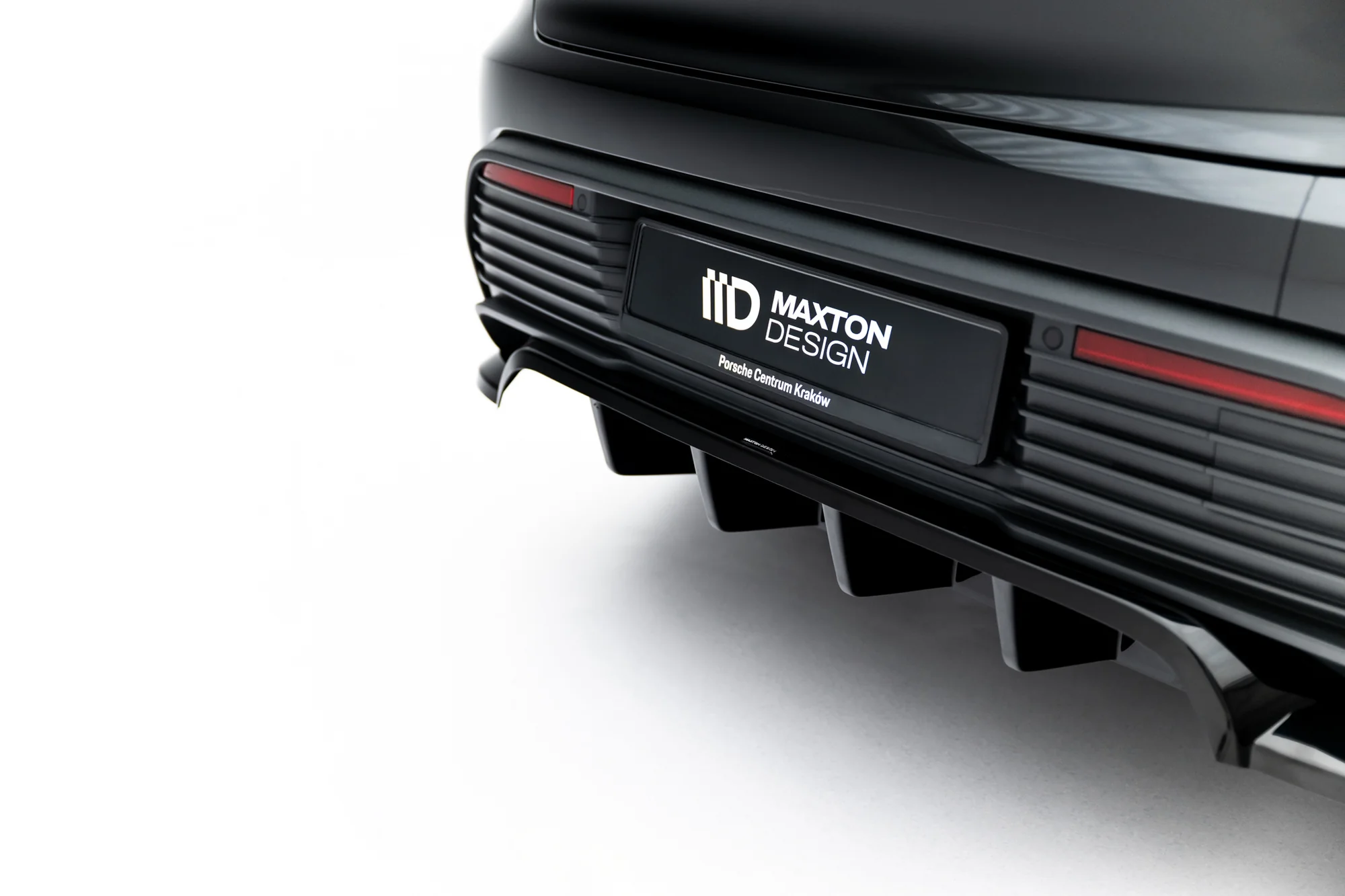Rear Splitter (with vertical bars) Porsche Macan EV Mk1 - Image 3