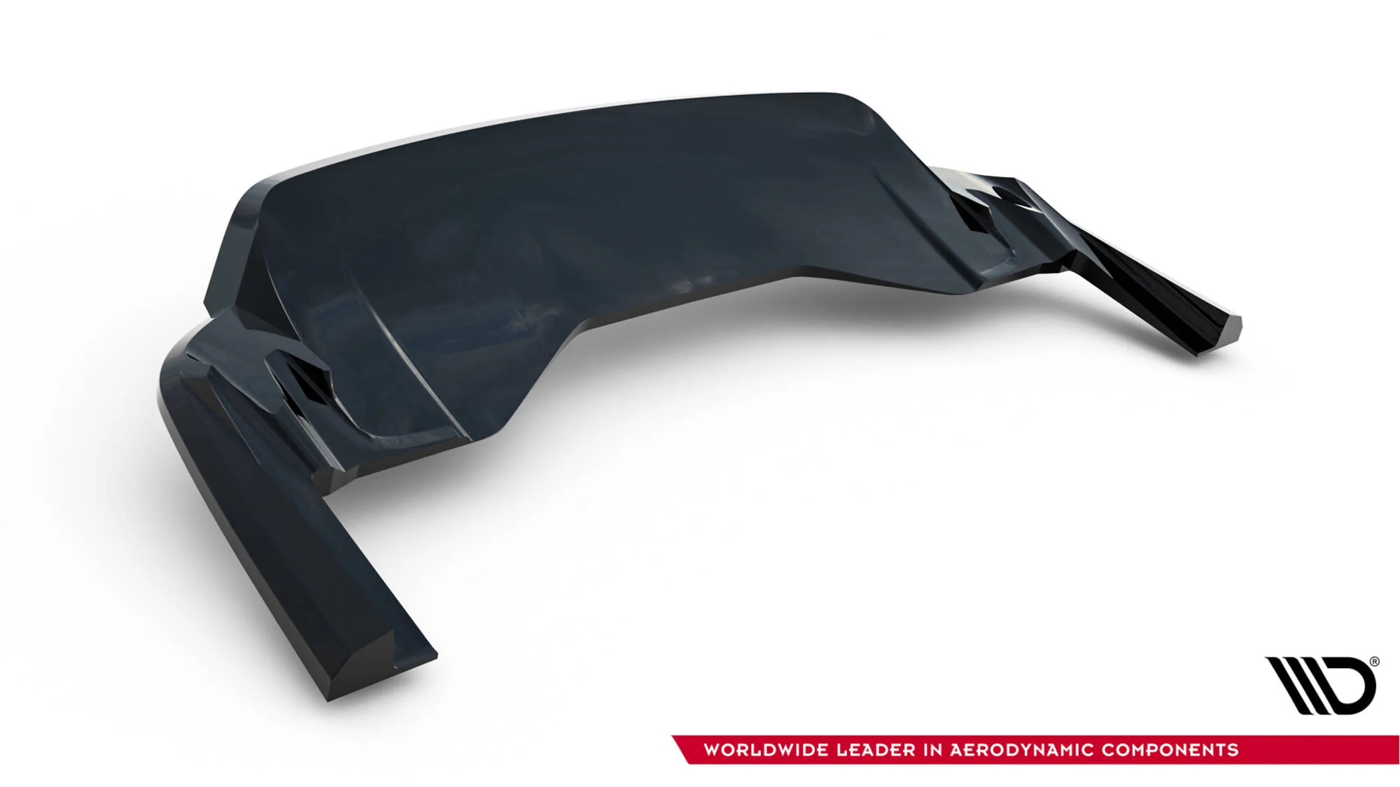 Rear Splitter (with vertical bars) Porsche Taycan Turbo S Mk1 - Image 6