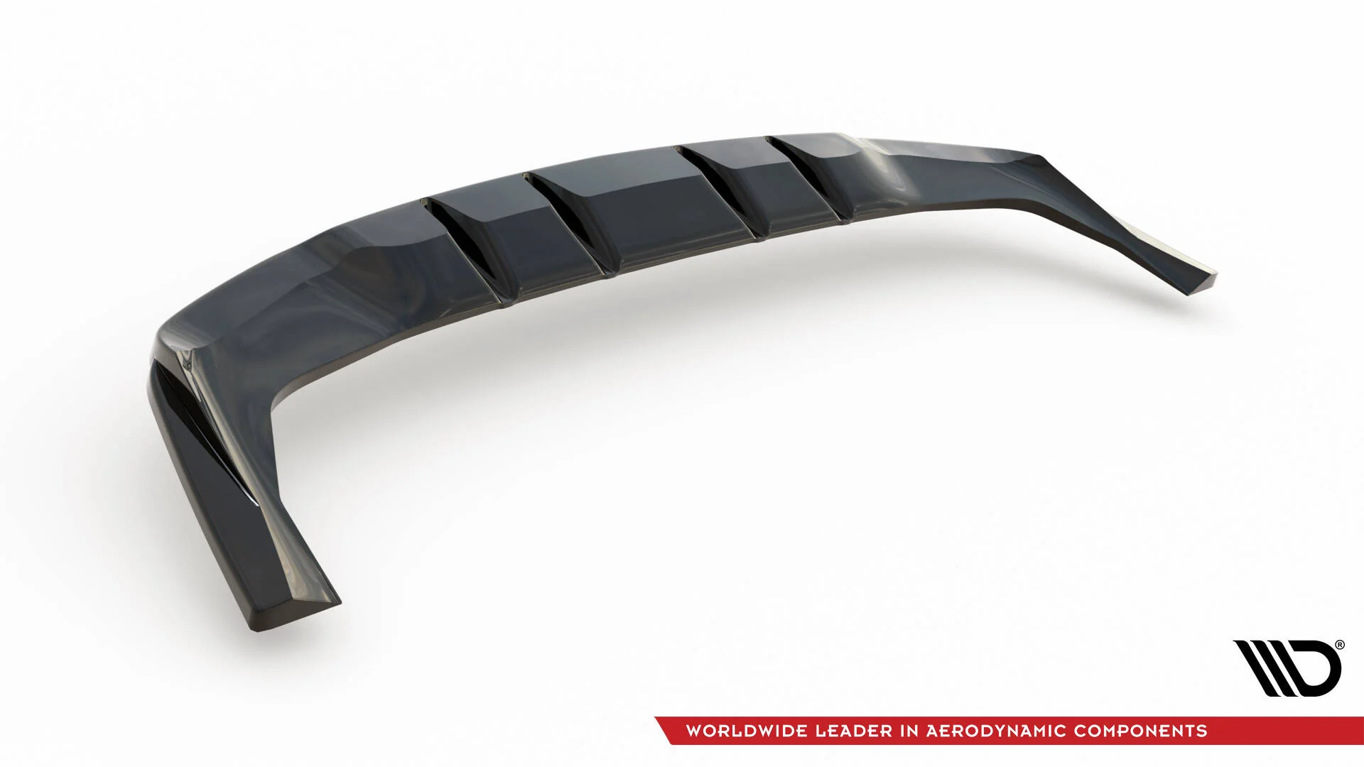 Rear Splitter (with vertical bars) V.1 Mercedes-Benz GLE Coupe AMG-Line C167 / C167 Facelift - Image 4