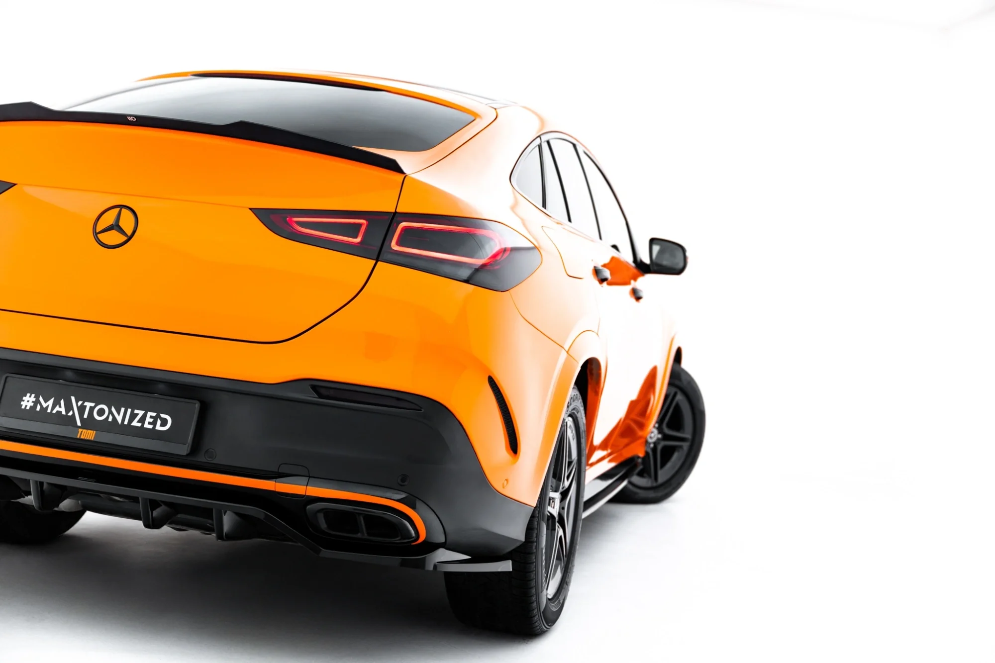 Rear Splitter (with vertical bars) V.2 Mercedes-Benz GLE Coupe AMG-Line C167 / C167 Facelift - Image 3