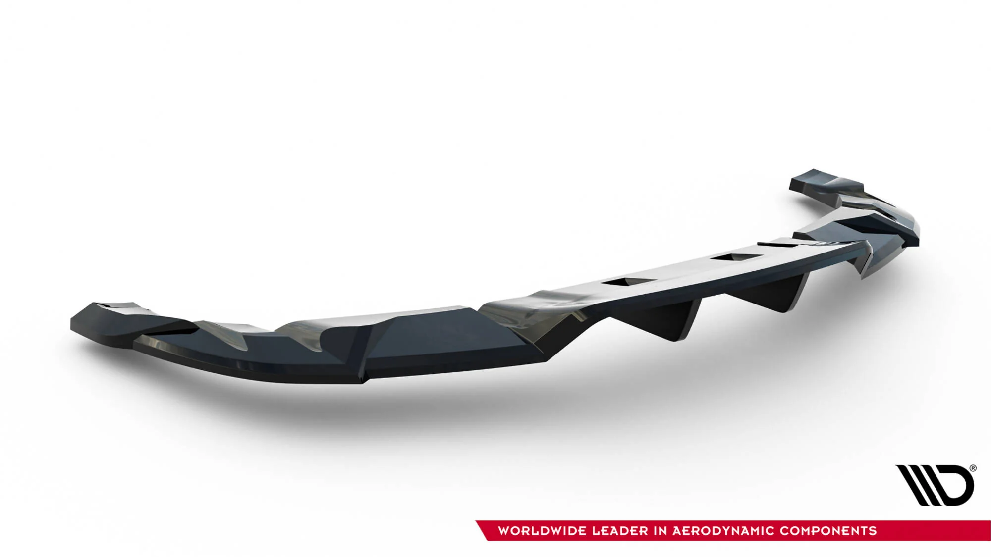 Rear Splitter (with vertical bars) V.2 Tesla Model 3 Performance Mk1 Facelift - Image 5