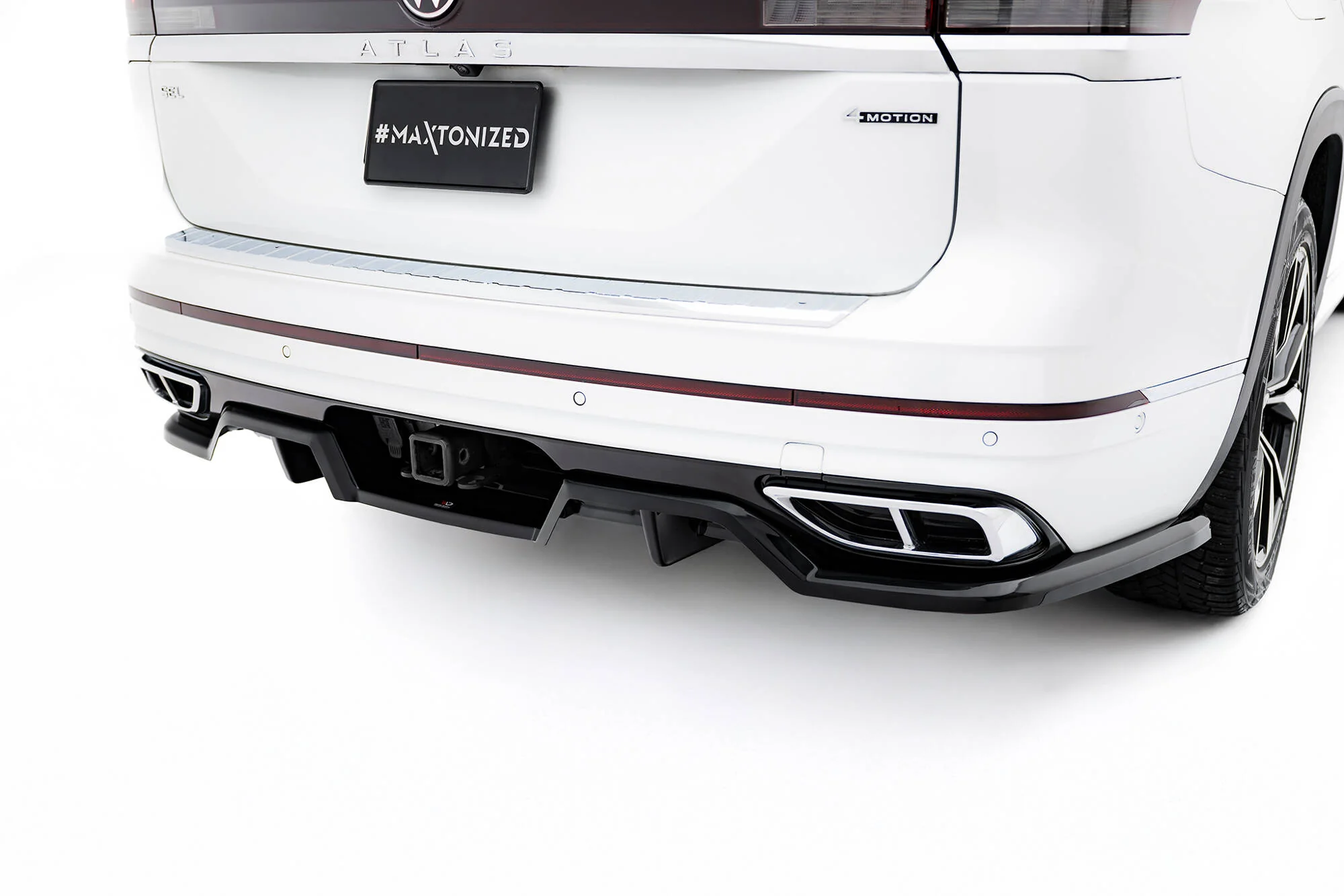 Rear Splitter (with vertical bars) Volkswagen Atlas R-Line Mk1 Facelift 2 - Image 3