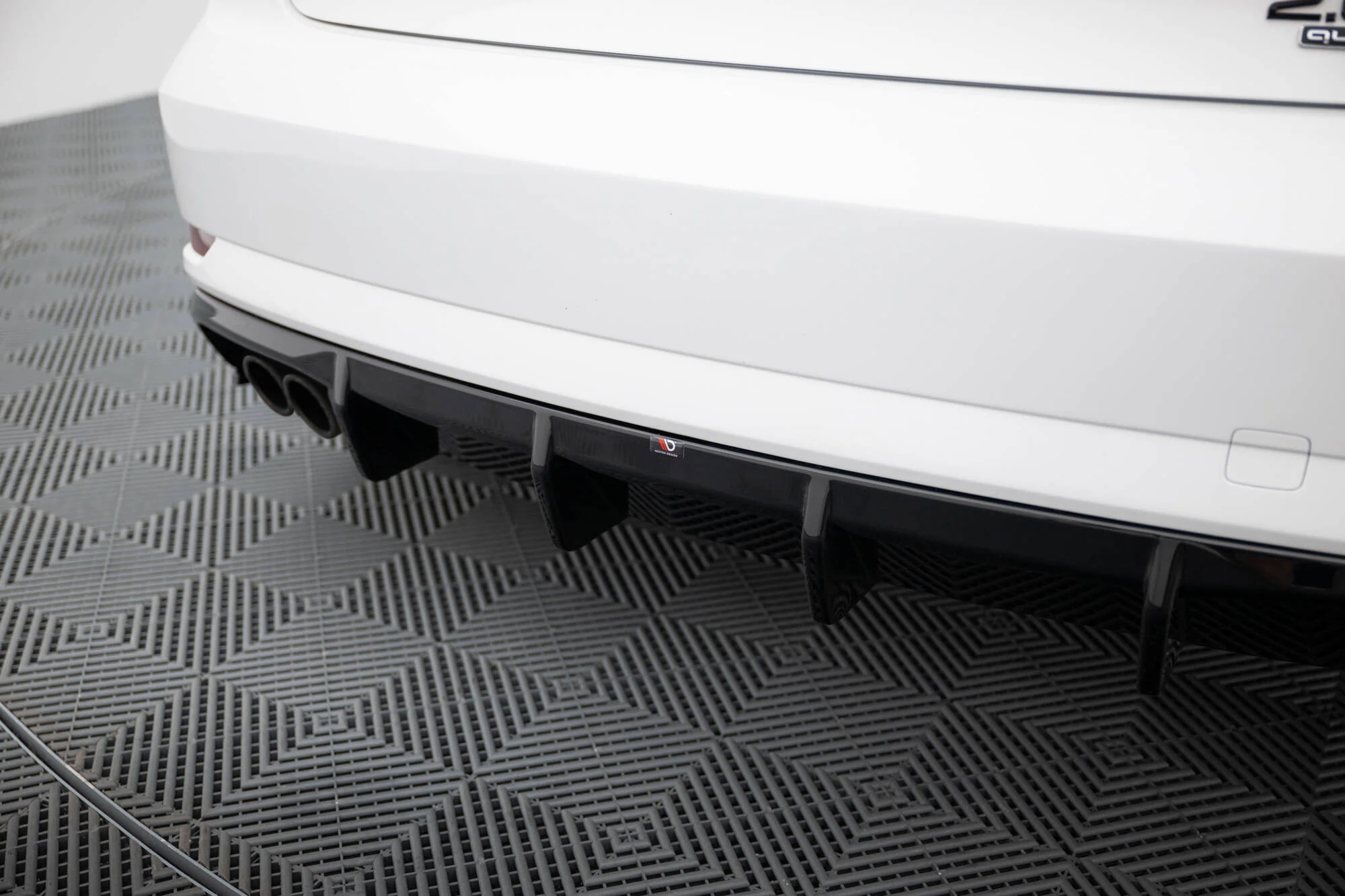 Rear Valance Audi A3 Sedan 8V Facelift (Version with dual exhaust tips on one side) - Image 3