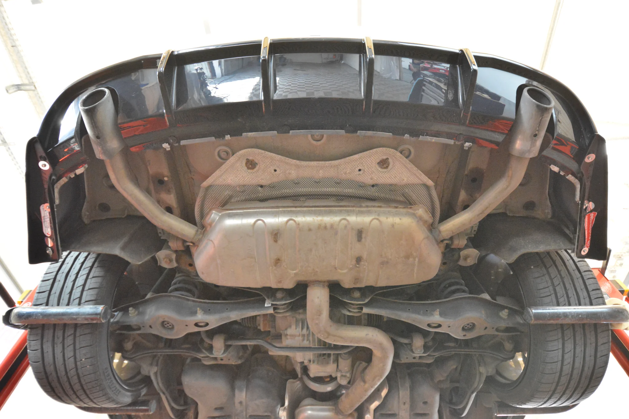 Rear Valance Audi A3 Sedan 8V (Version with single exhaust tips on both sides) - Image 6