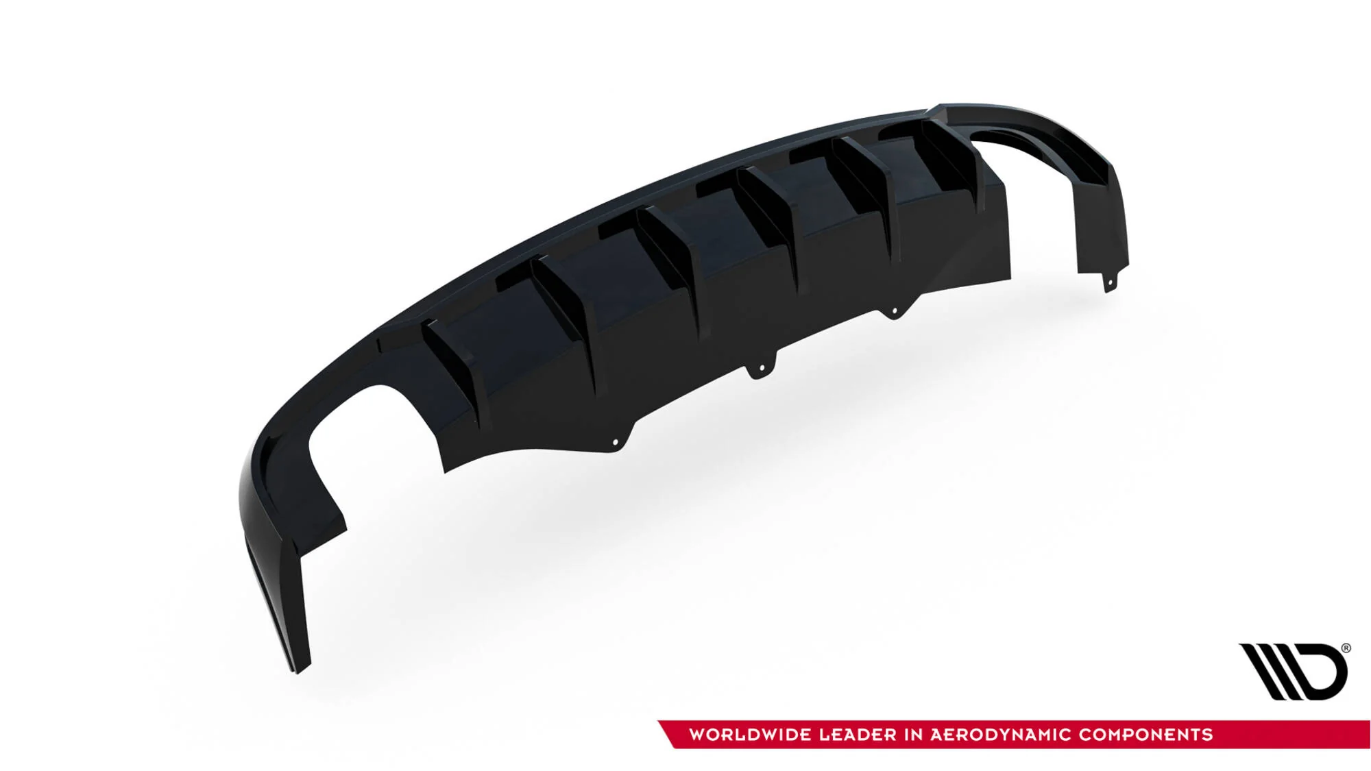 Rear Valance Audi A4 B8 (Version with single exhausts on two sides) - Image 4