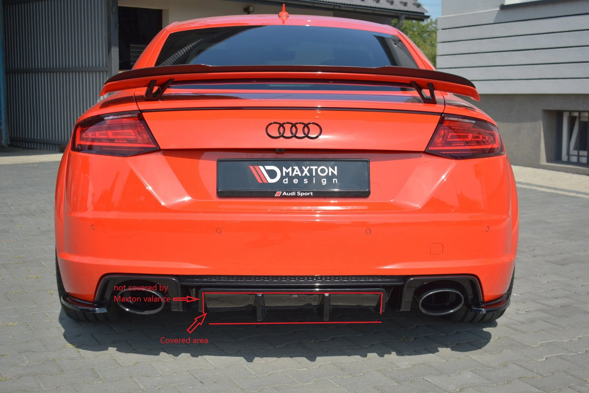 REAR VALANCE AUDI TT RS 8S - Image 2