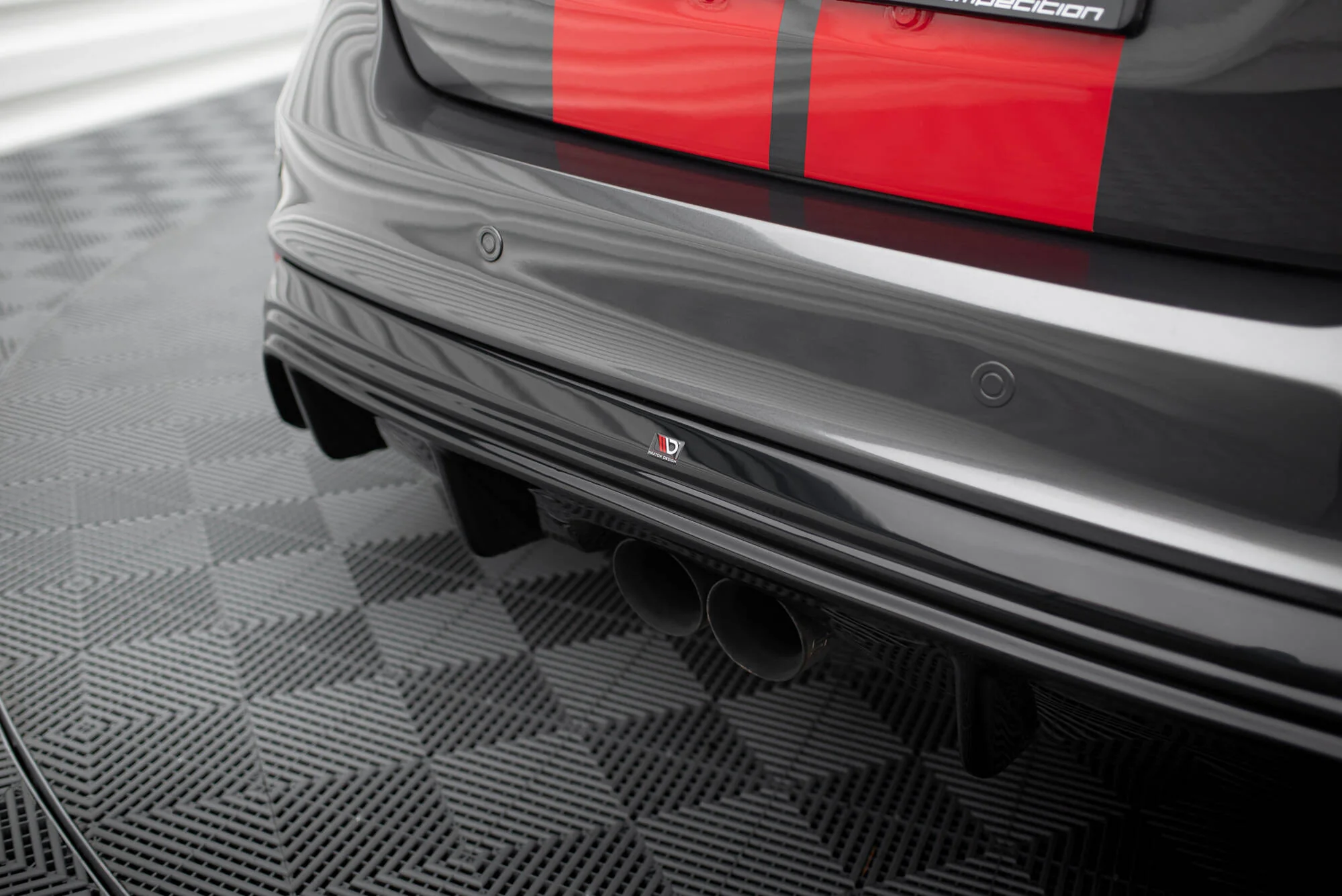 REAR VALANCE FORD FOCUS ST MK3 FACELIFT ((MK3.5) (RS-LOOK) - Image 4