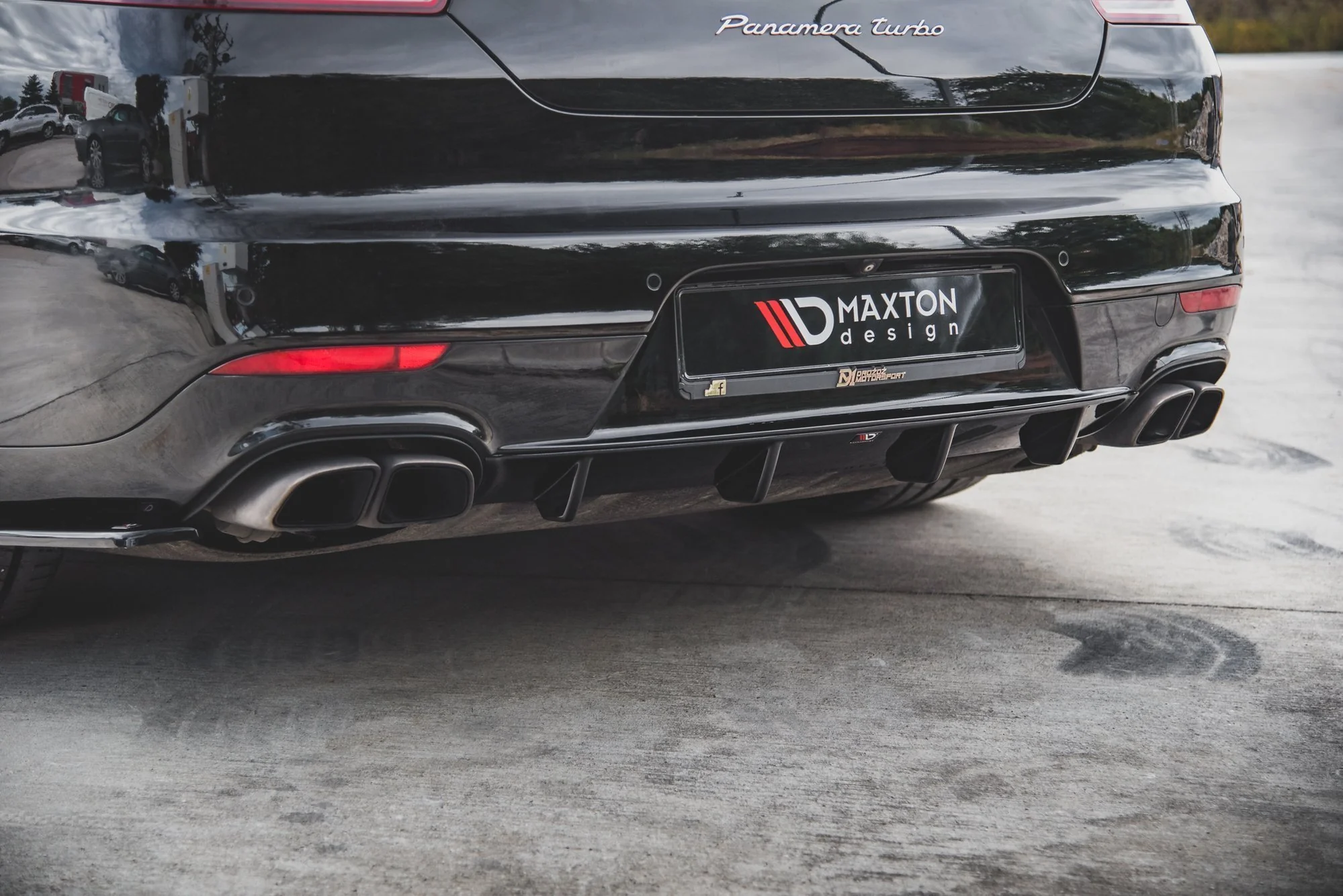 REAR VALANCE PORSCHE PANAMERA TURBO 970 FACELIFT - Image 5