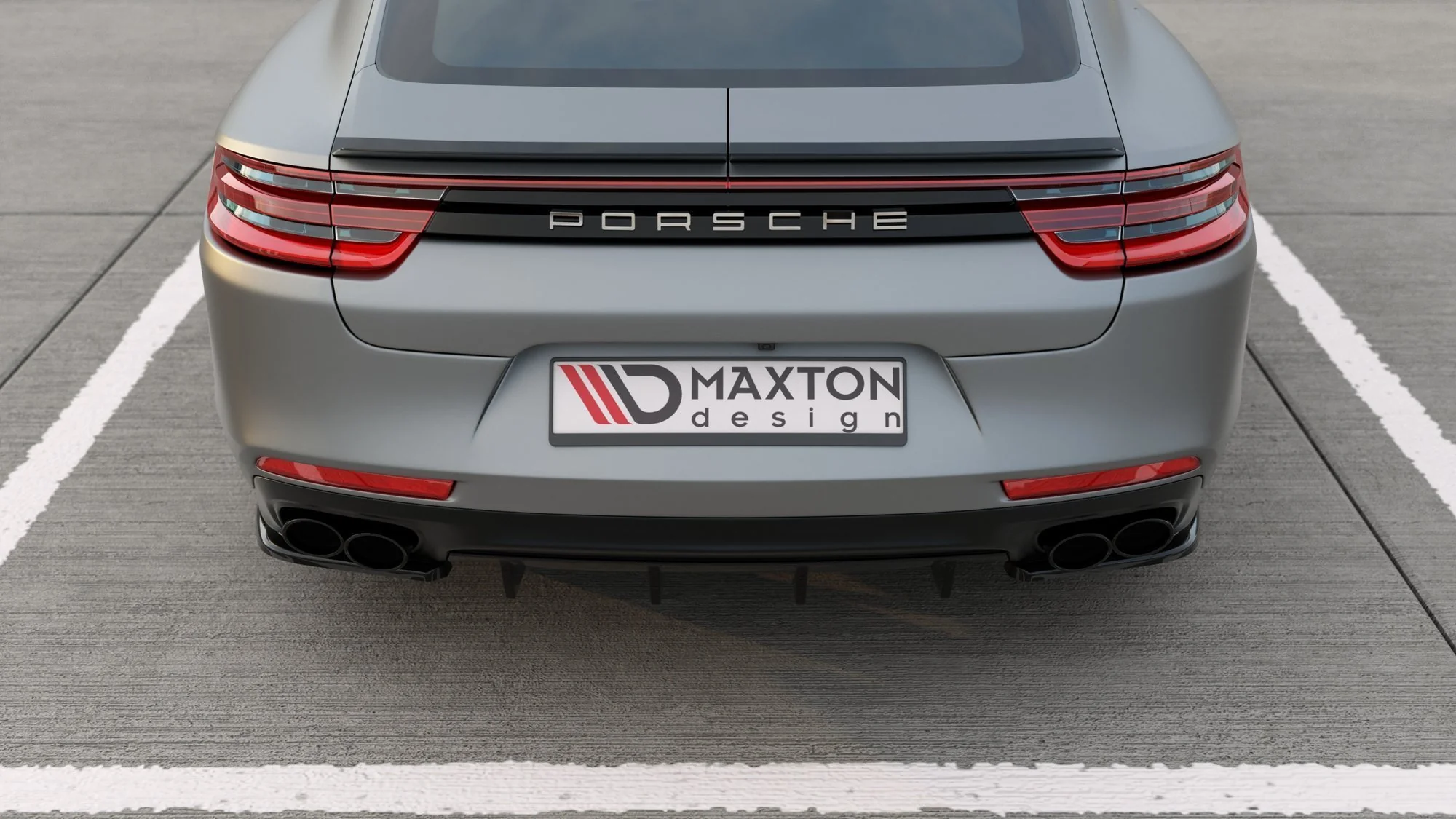 REAR VALANCE PORSCHE PANAMERA TURBO / GTS 971 - Image 7
