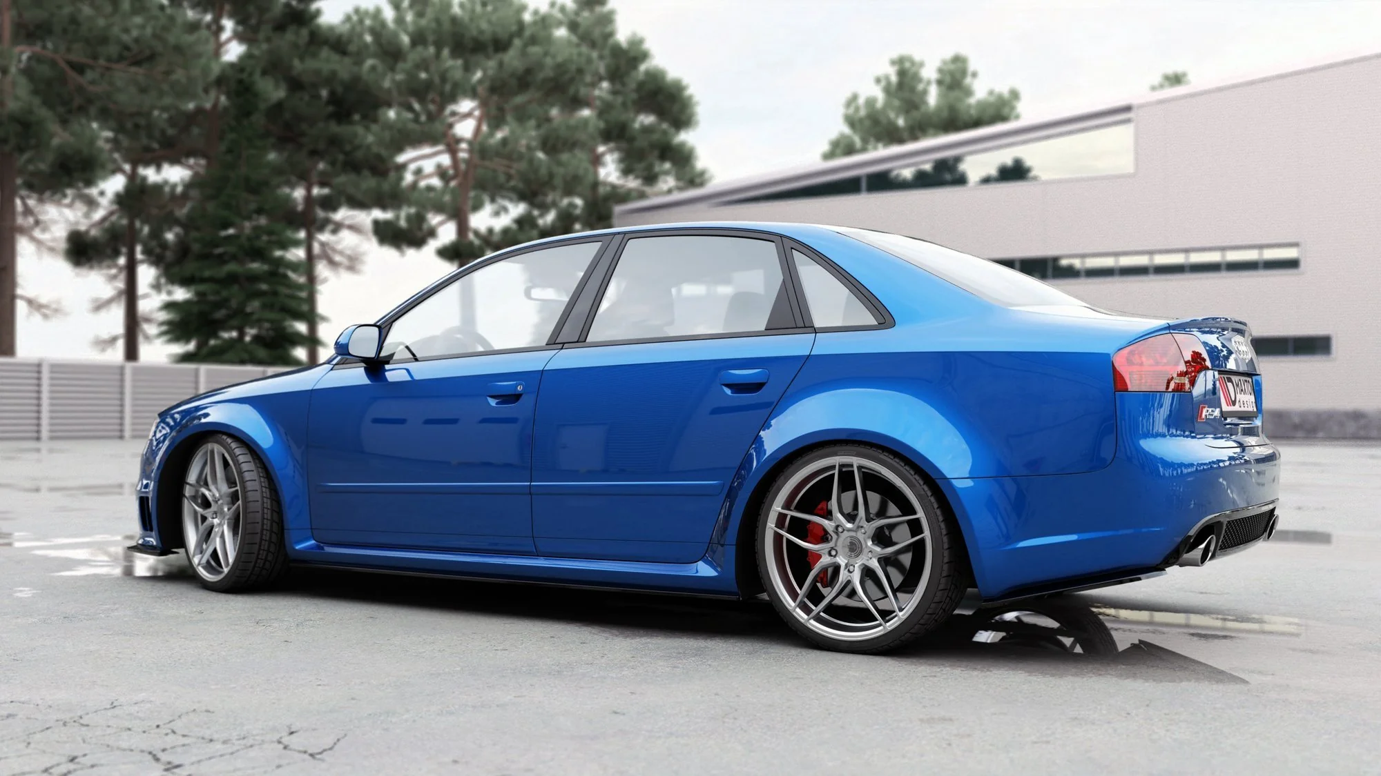 SIDE SKIRTS DIFFUSERS SIDE SKIRTS DIFFUSERS AUDI RS4 B7 - Image 2
