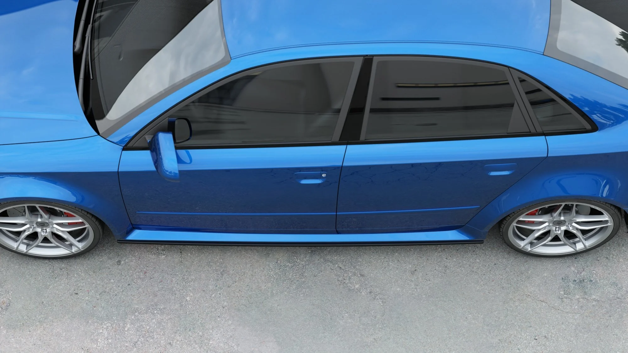 SIDE SKIRTS DIFFUSERS SIDE SKIRTS DIFFUSERS AUDI RS4 B7 - Image 6