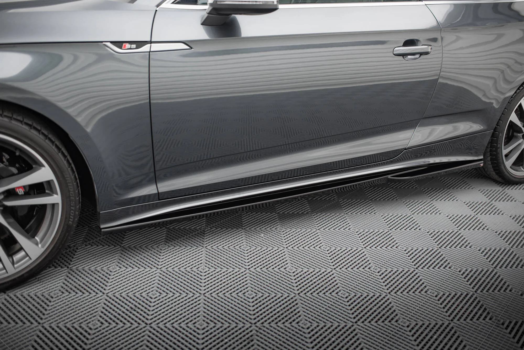 SIDE SKIRTS DIFFUSERS AUDI S5 COUPE / A5 S-LINE COUPE F5 FACELIFT - Image 3