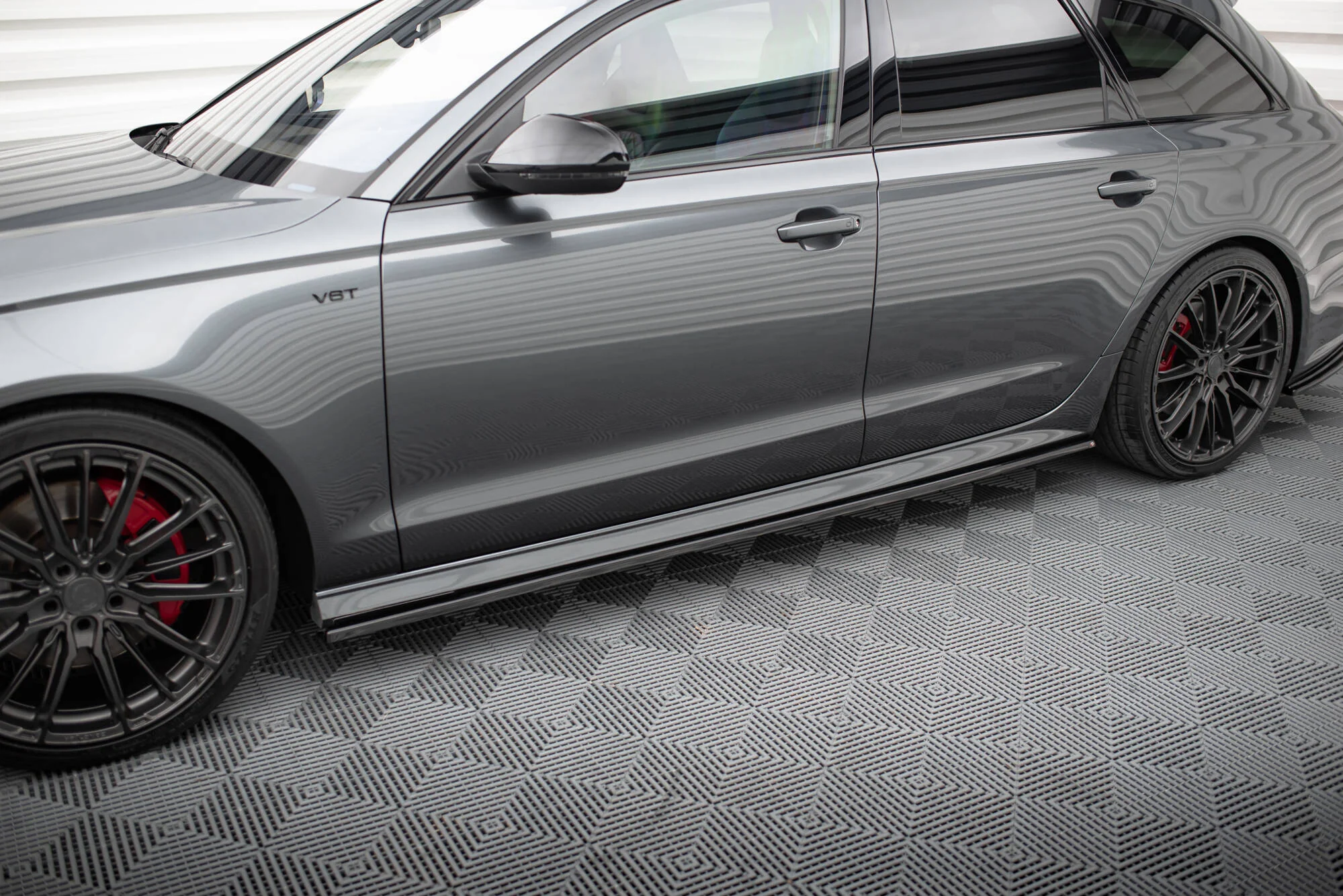 Side Skirts Diffusers Audi S6 / A6 S-Line C7 FL - Image 3