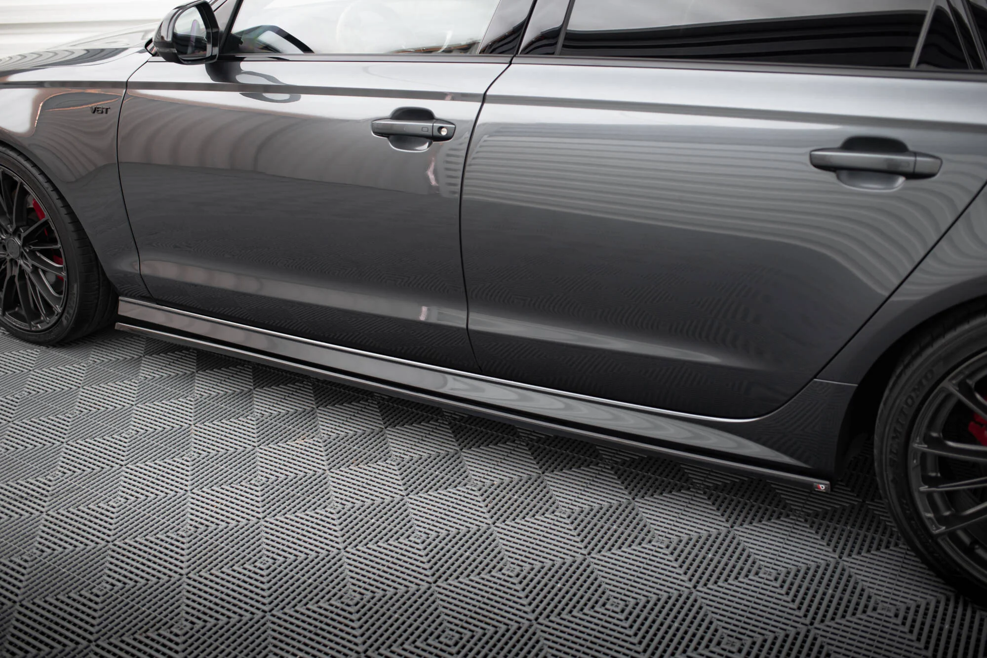 Side Skirts Diffusers Audi S6 / A6 S-Line C7 FL - Image 4