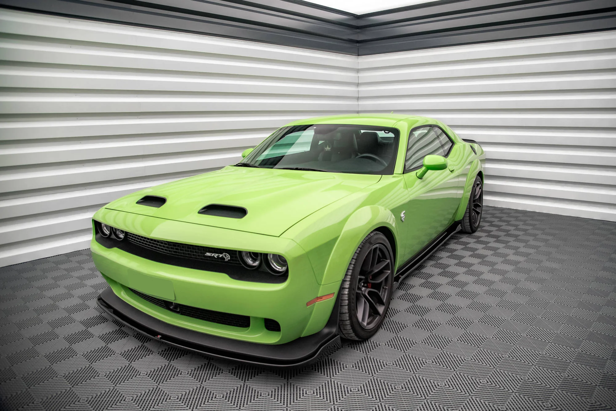 SIDE SKIRTS DIFFUSERS DODGE CHALLENGER SRT HELLCAT WIDEBODY MK3 - Image 3