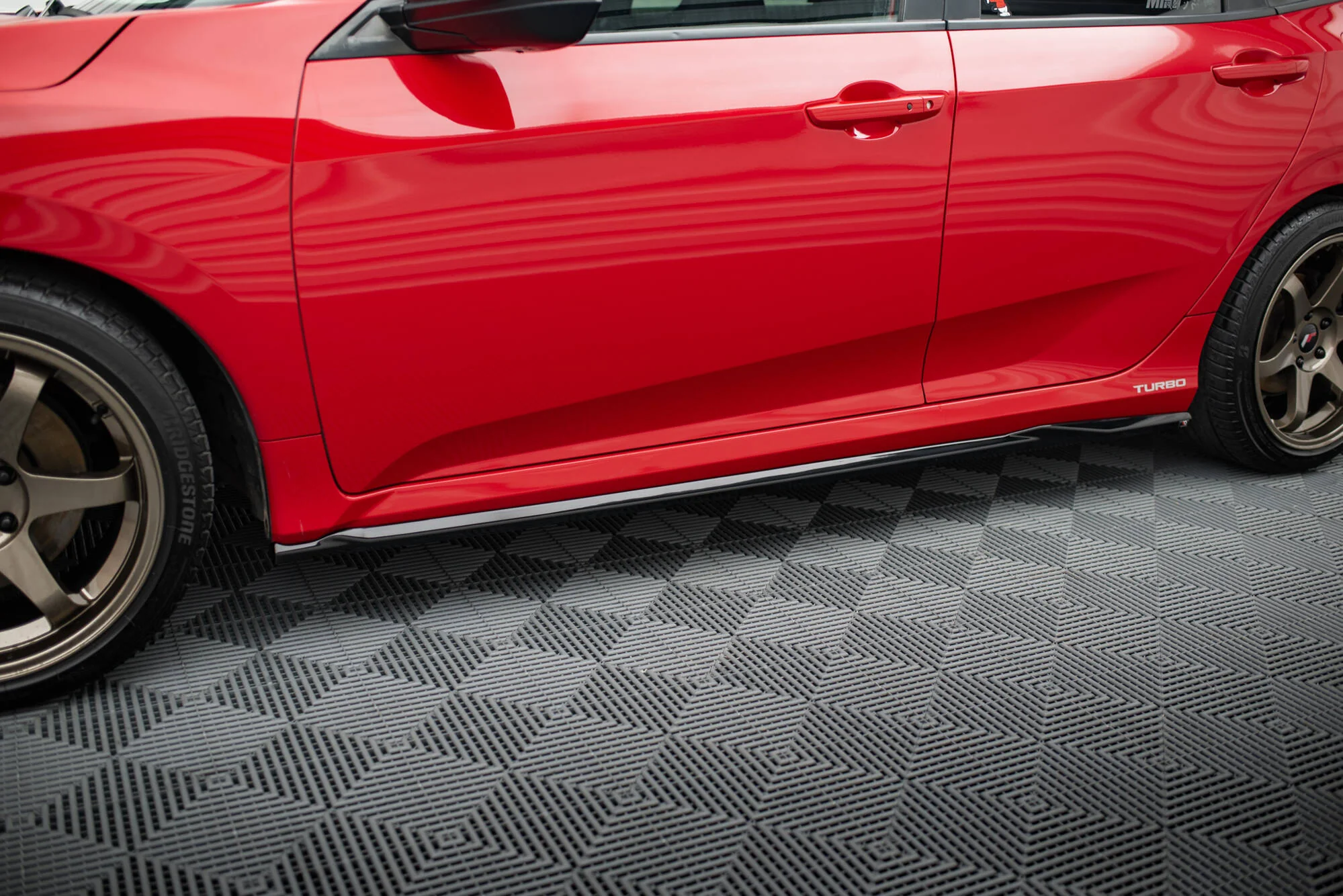Side Skirts Diffusers Honda Civic SI Mk10 - Image 2