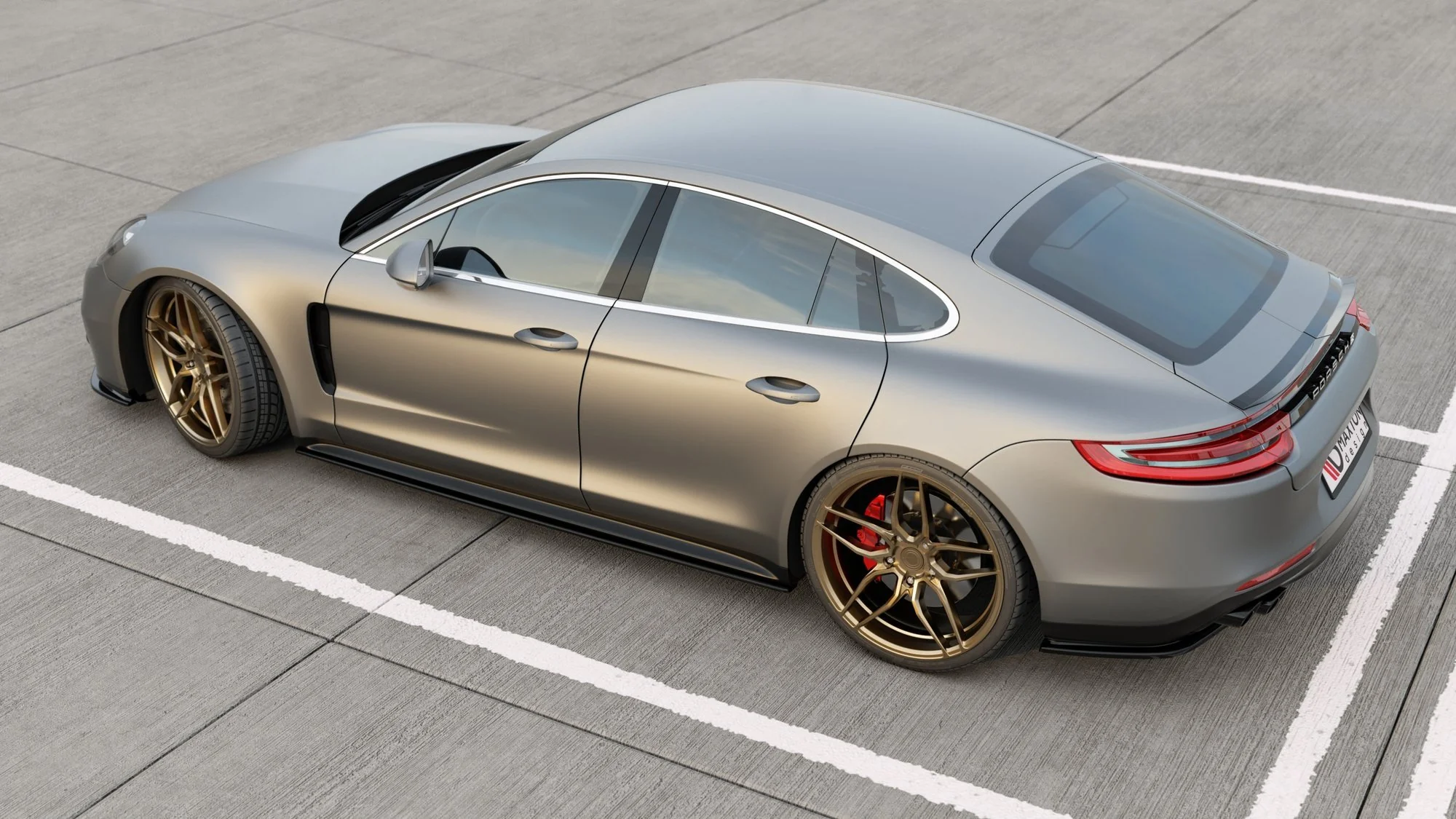 SIDE SKIRTS DIFFUSERS PORSCHE PANAMERA TURBO / GTS 971 - Image 4
