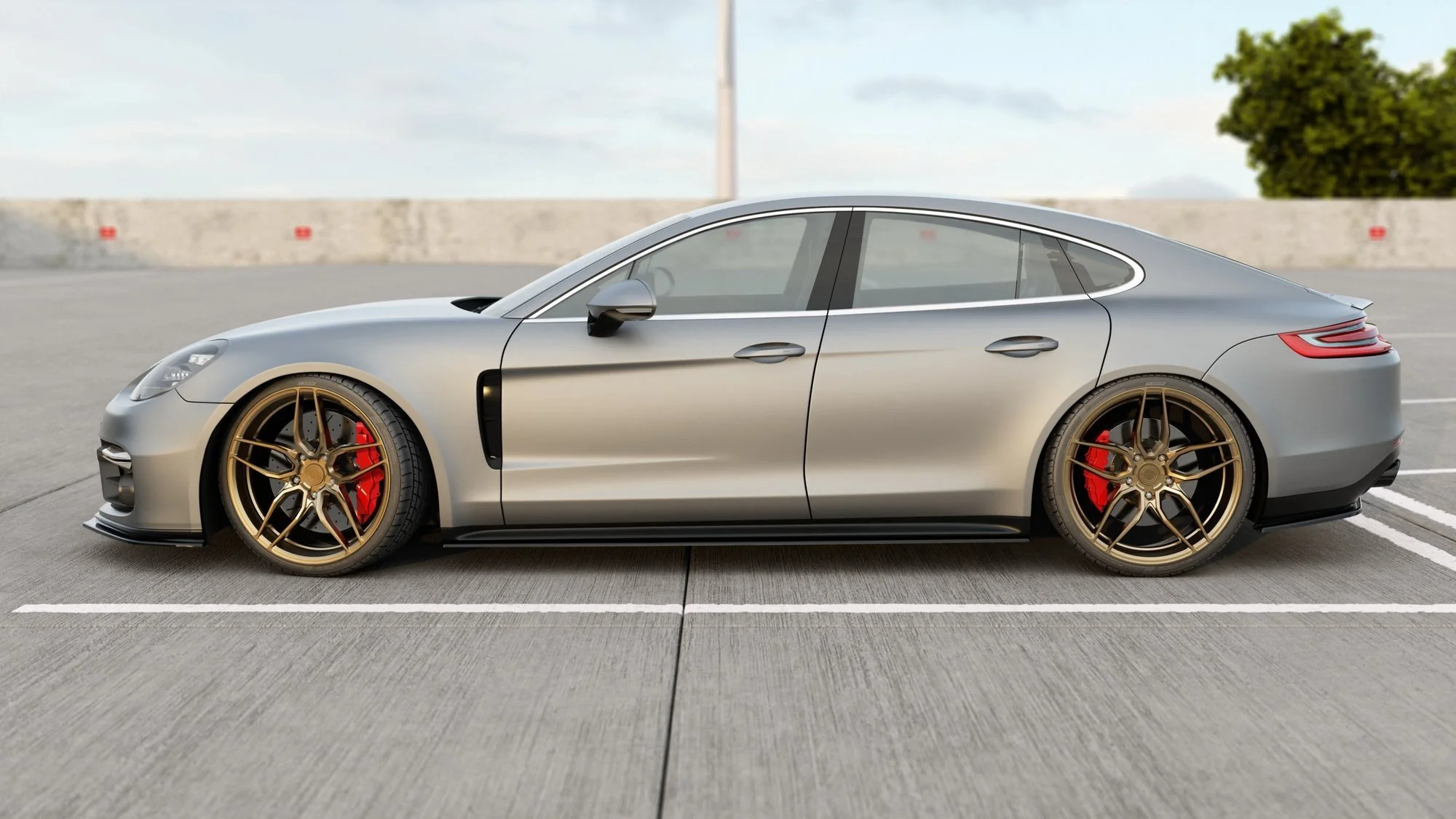 SIDE SKIRTS DIFFUSERS PORSCHE PANAMERA TURBO / GTS 971 - Image 5