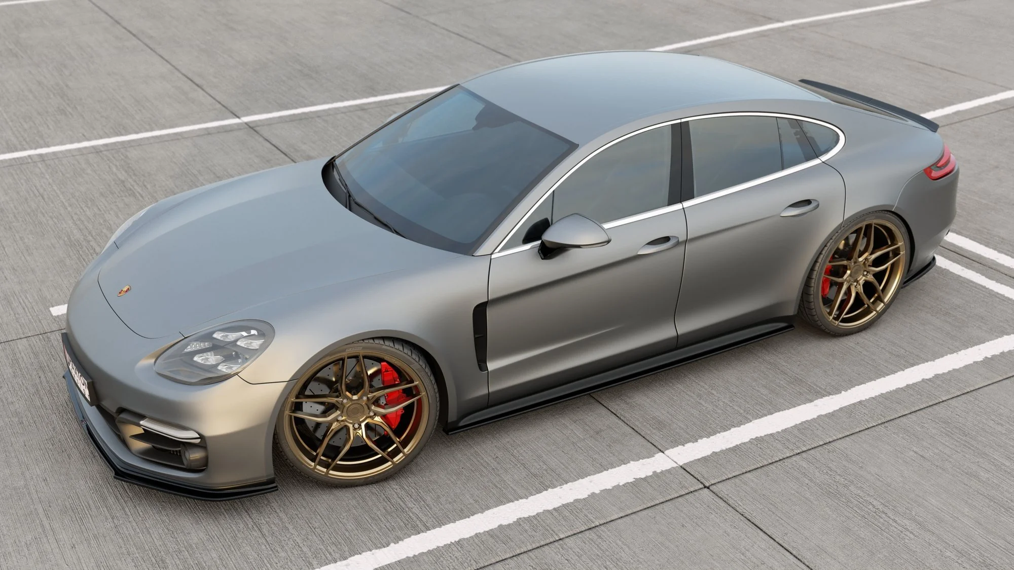SIDE SKIRTS DIFFUSERS PORSCHE PANAMERA TURBO / GTS 971 - Image 6