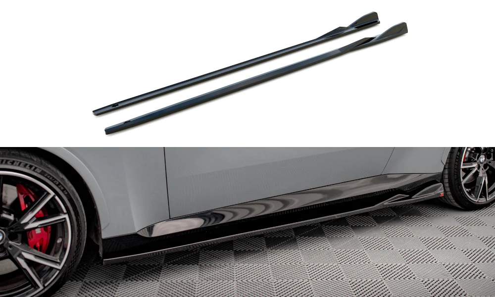 SIDE SKIRTS DIFFUSERS V.1 BMW 2 COUPE M-PACK / M240I G42