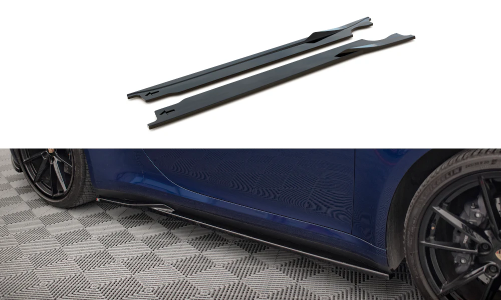 SIDE SKIRTS DIFFUSERS V.1 PORSCHE 911 CARRERA AERO 992 / CARRERA GTS 992