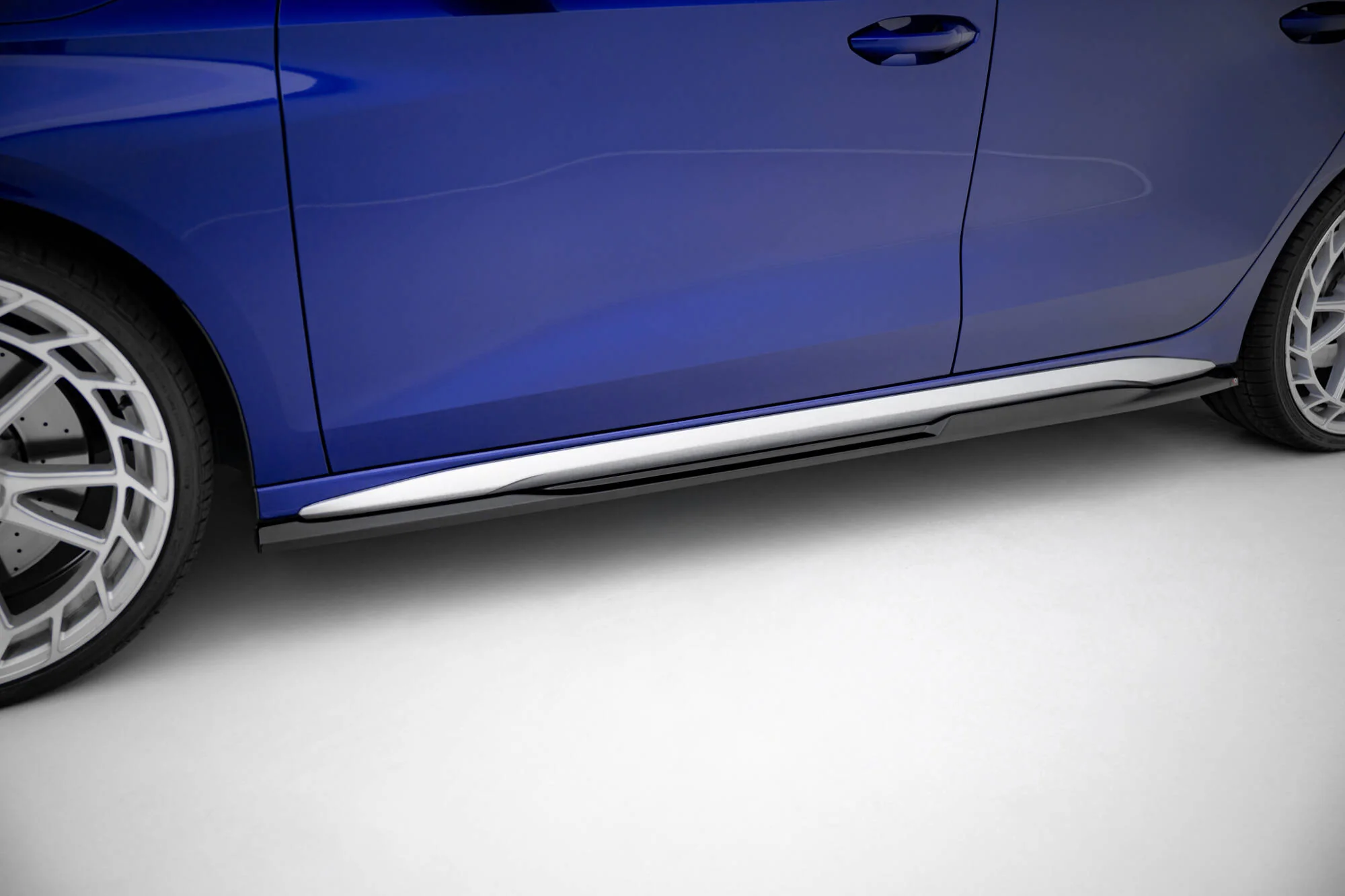 Side Skirts Diffusers V.2 Audi A3 S-Line Sedan / S3 Sedan 8Y Facelift - Image 3