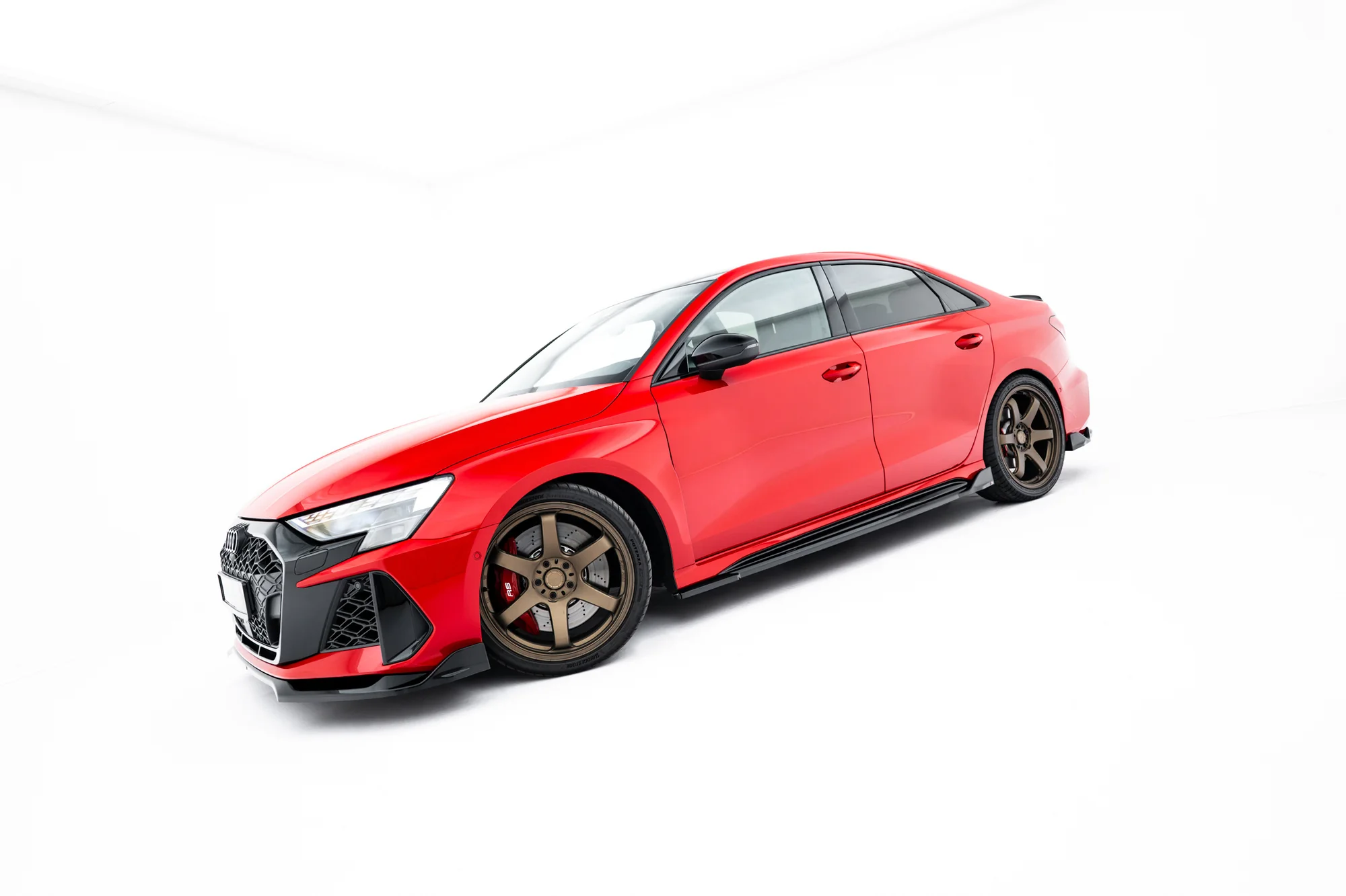 Side Skirts Diffusers V.2 Audi RS3 Sedan 8Y / 8Y Facelift - Image 4