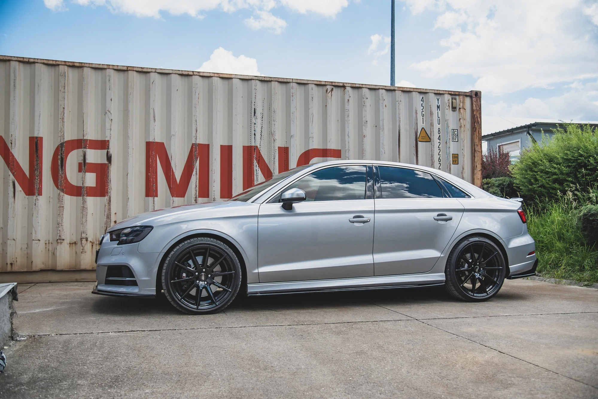 SIDE SKIRTS DIFFUSERS V.2 AUDI S3 / A3 S-LINE SEDAN 8V FACELIFT - Image 6