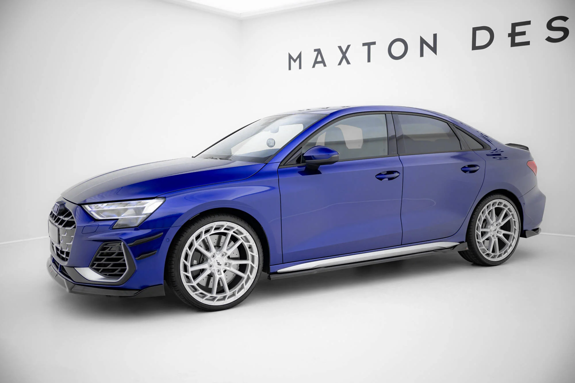 Side Skirts Diffusers V.3 Audi A3 S-Line Sedan / S3 Sedan 8Y Facelift - Image 2
