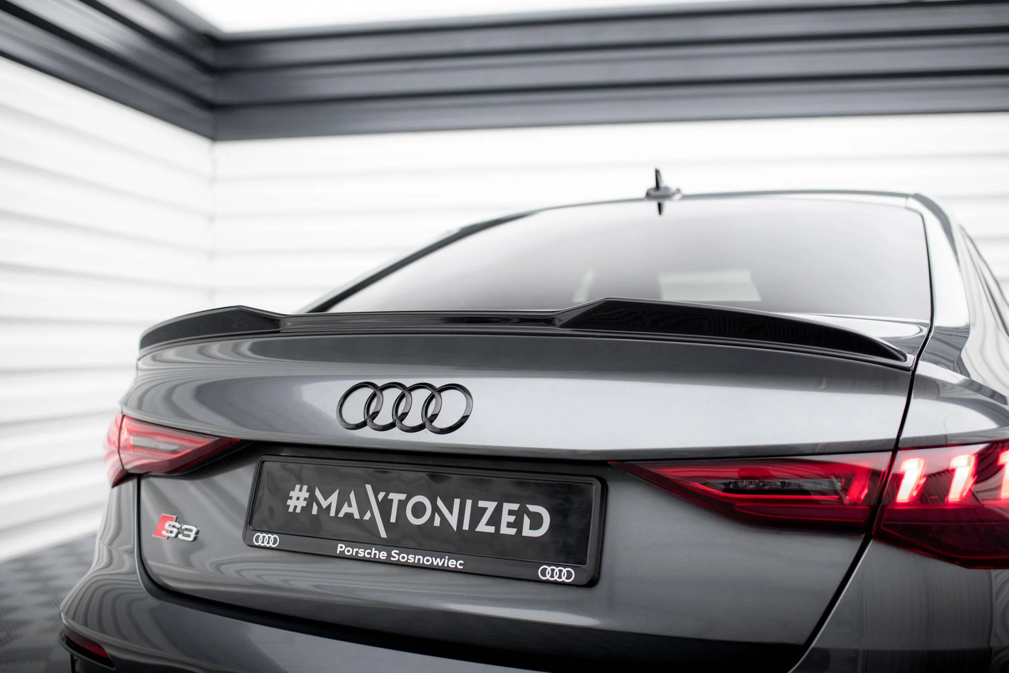 SPOILER CAP 3D AUDI A3 / A3 S-LINE / S3 / RS3 SEDAN 8Y - Image 9