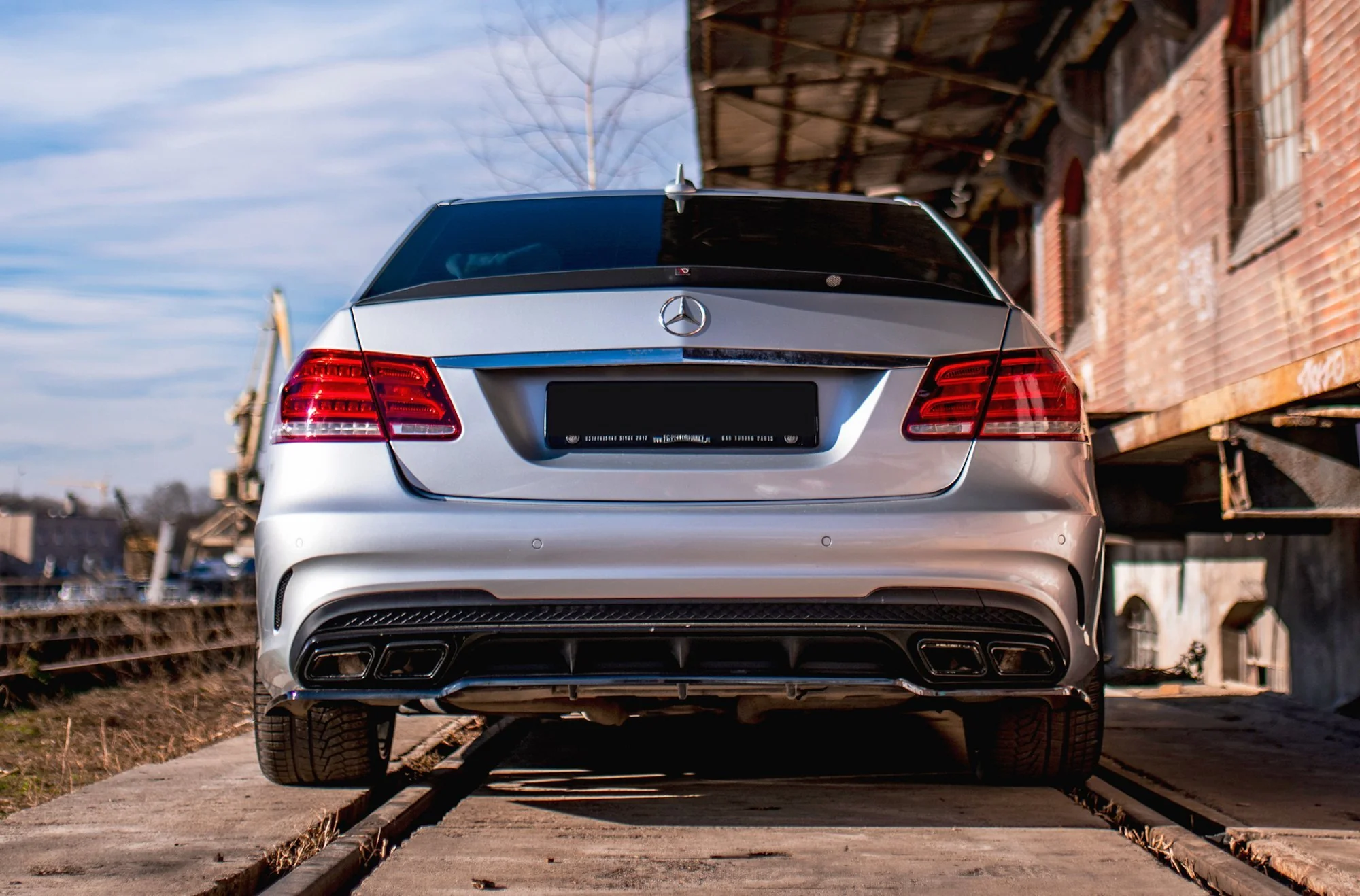 SPOILER CAP MERCEDES-BENZ E63 AMG SEDAN W212 FACELIFT - Image 3