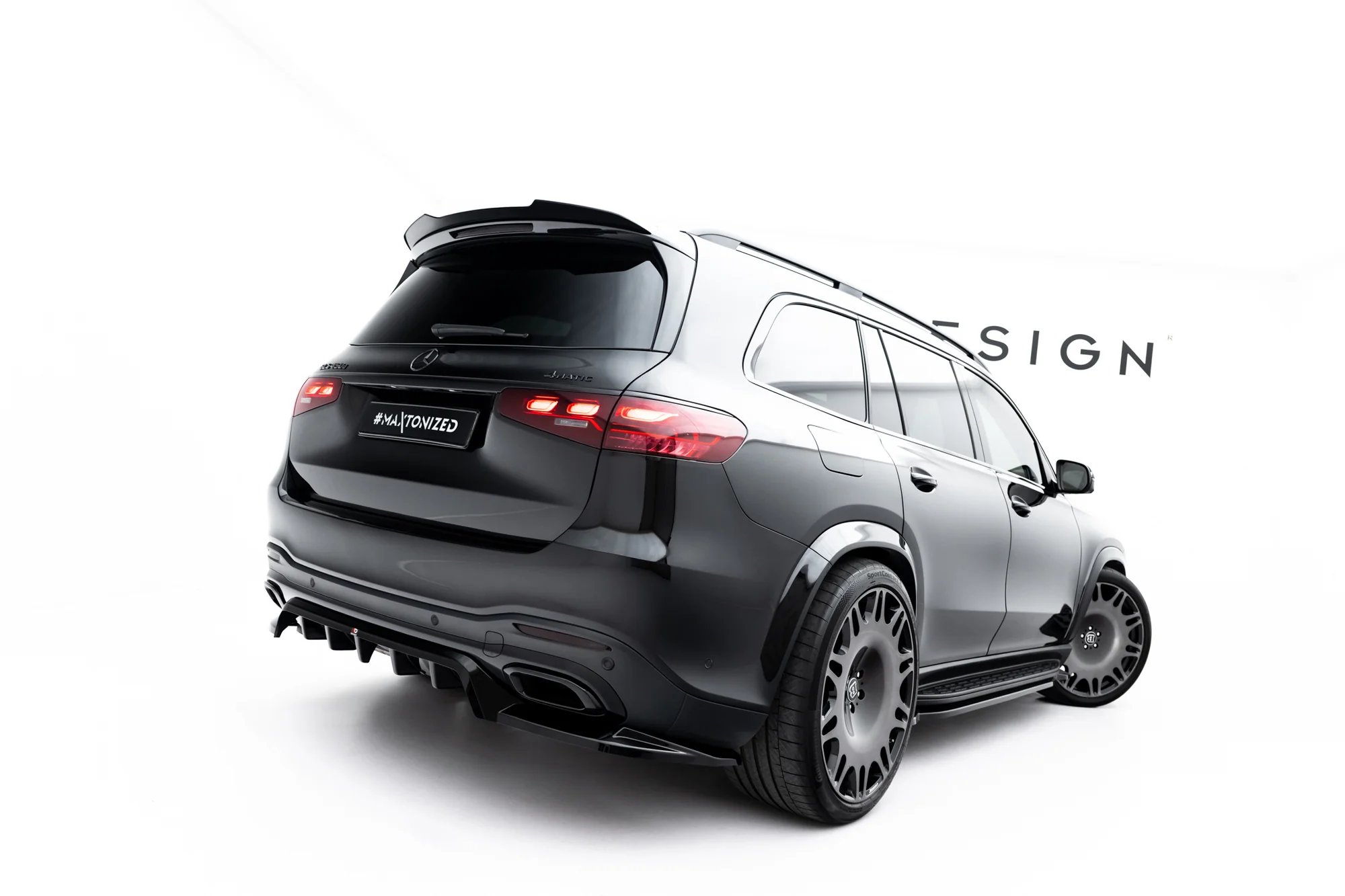 SPOILER CAP MERCEDES-BENZ GLS AMG-LINE X167 - Image 3