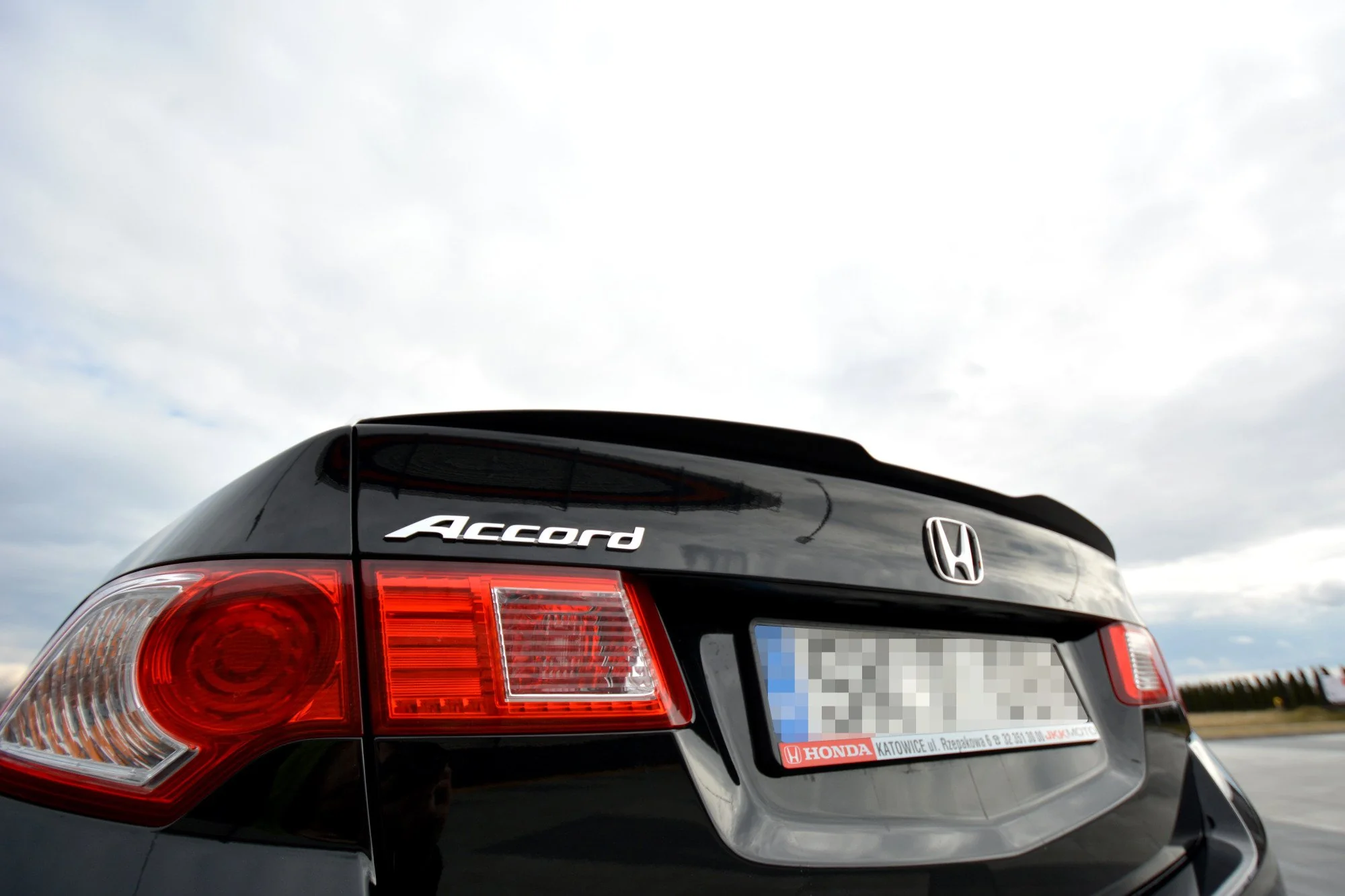 SPOILER EXTENSION ACURA TSX CU2 PREFACELIFT / ACCORD MK8. (CU-SERIES) PREFACE SEDAN - Image 3