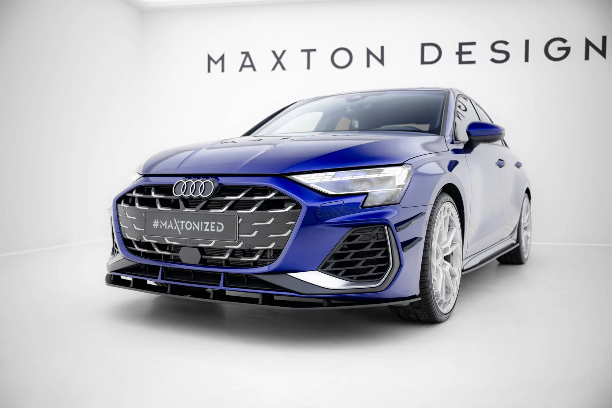 Street Pro Front Splitter Audi A3 S-Line Sedan / S3 Sedan 8Y Facelift - Image 4