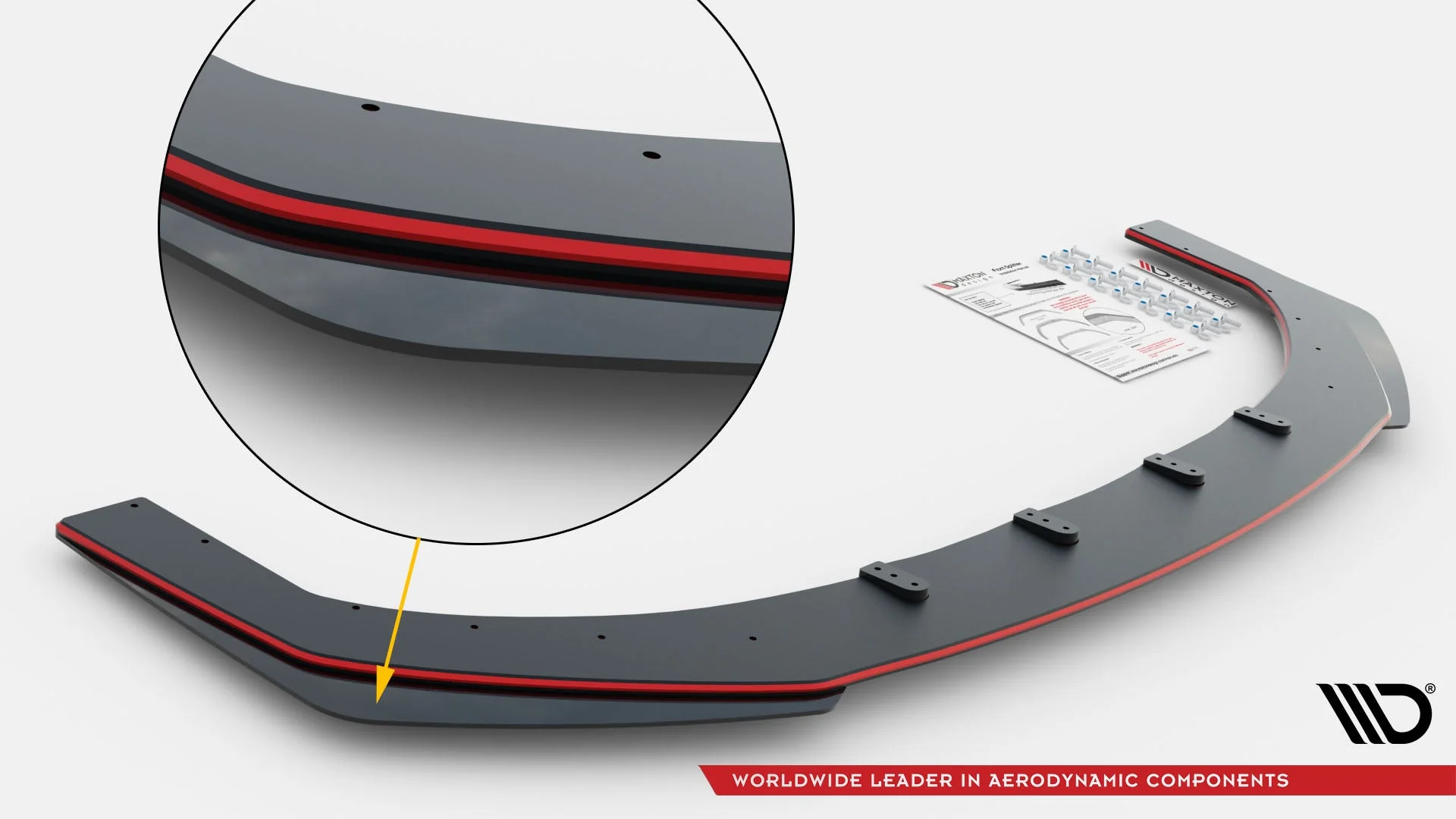 STREET PRO FRONT SPLITTER + FLAPS BMW 2 COUPE M-PACK / M240I G42 - Image 8