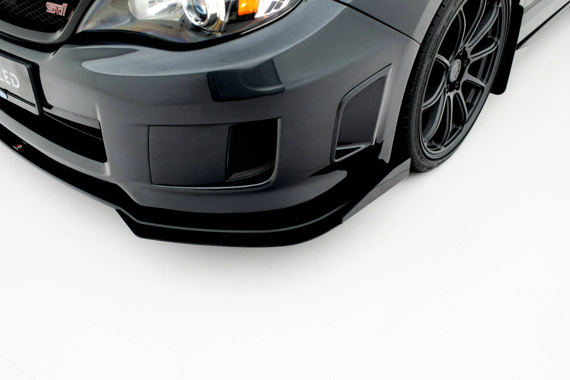Street Pro Front Splitter + Flaps Subaru Impreza WRX STI Mk3 Facelift - Image 5