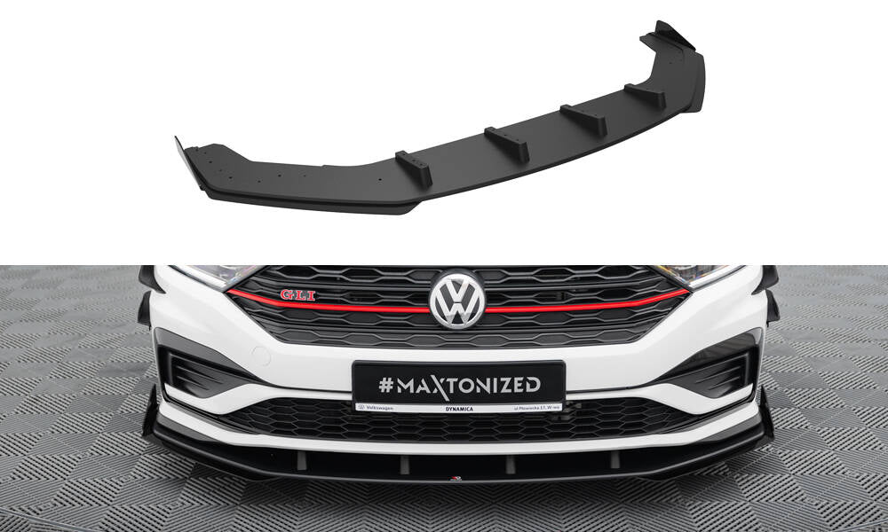 STREET PRO FRONT SPLITTER + FLAPS VOLKSWAGEN JETTA GLI MK7
