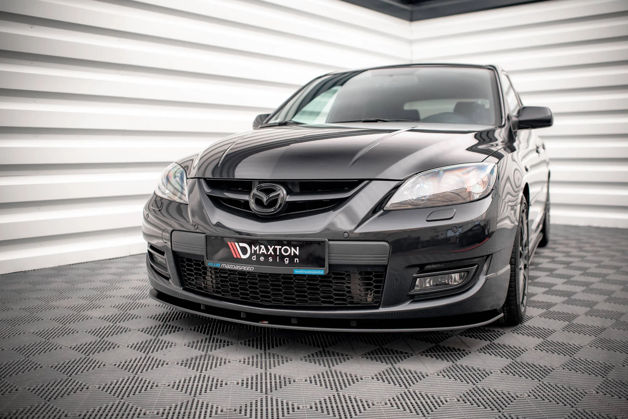 STREET PRO FRONT SPLITTER MAZDA 3 MPS MK1 - Image 2