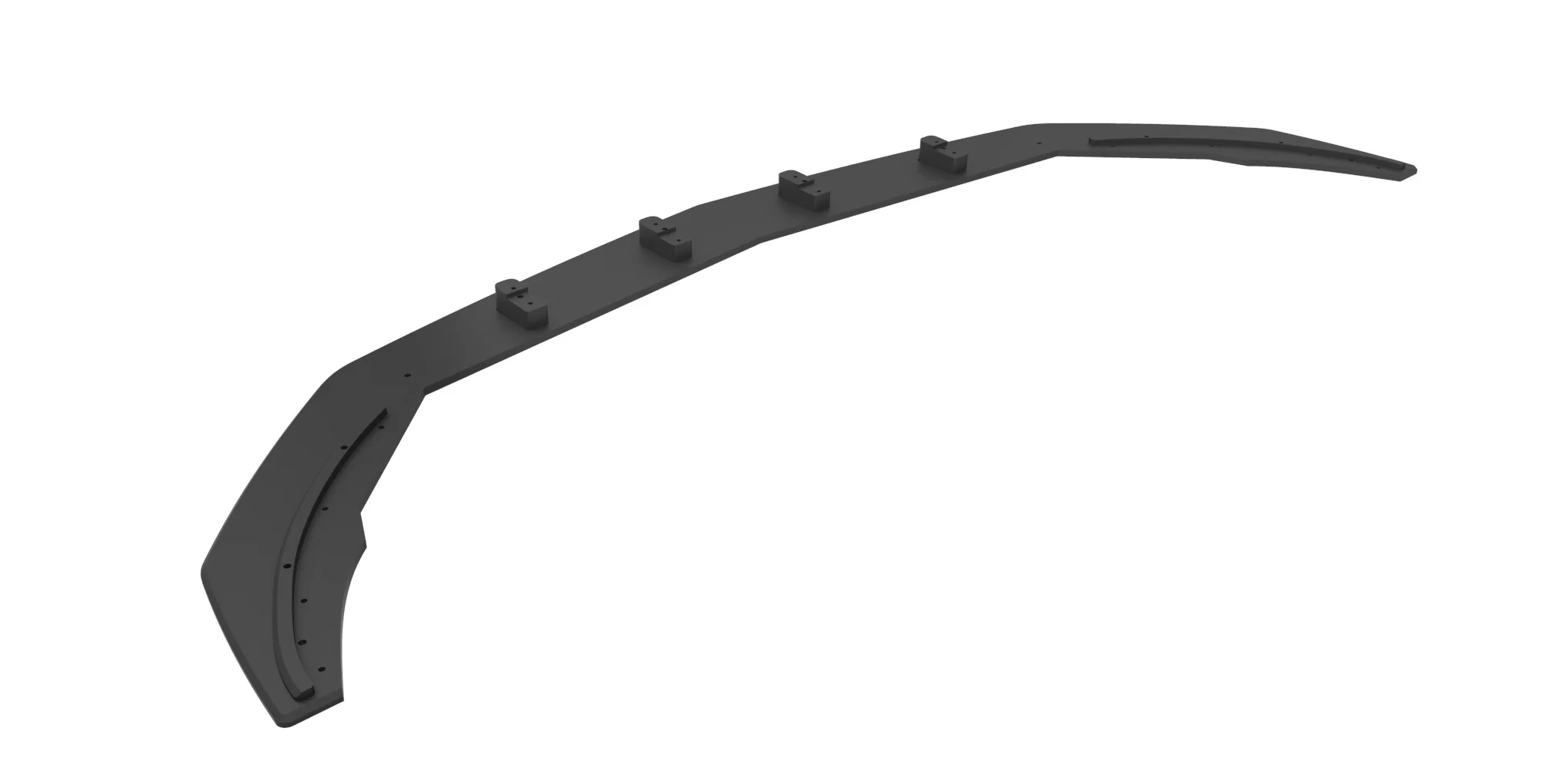 Street Pro Front Splitter Mercedes A35 AMG / AMG-Line Aero Pack W177 - Image 6