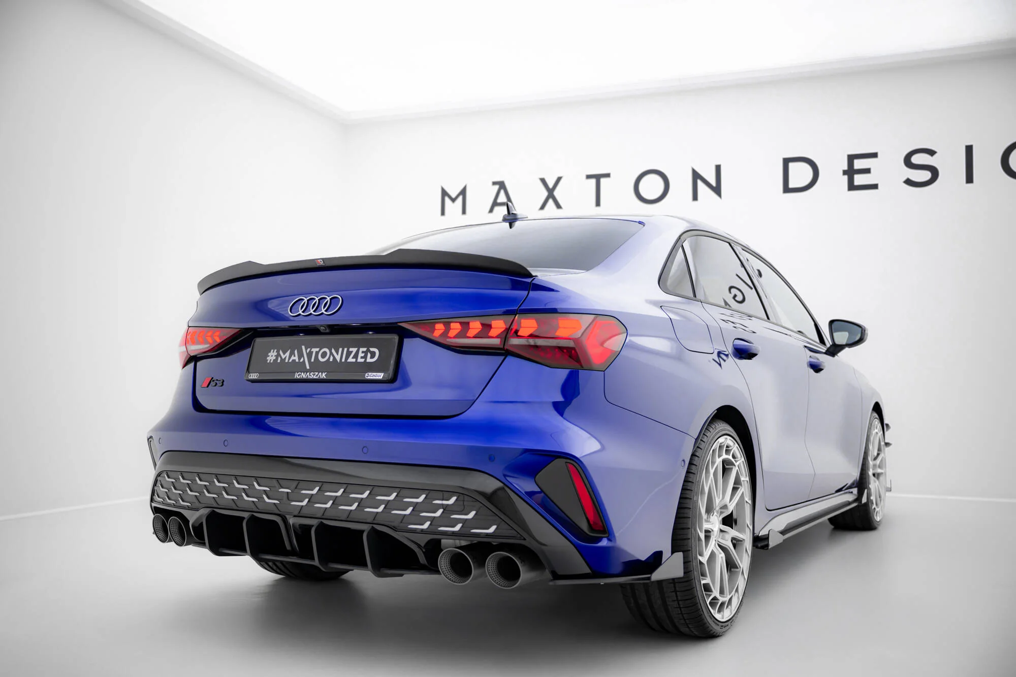Street Pro Rear Diffuser Audi S3 Sedan 8Y Facelift - Image 4