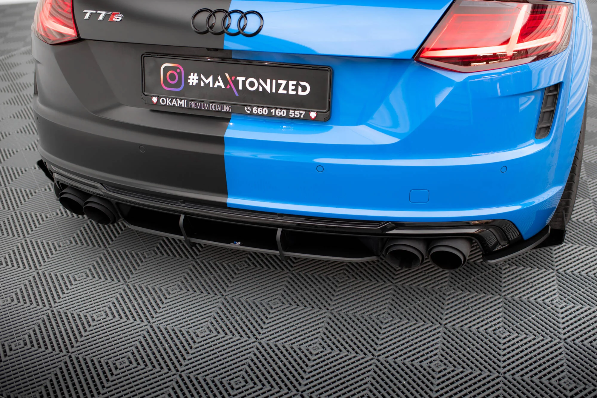 Street Pro Rear Diffuser Audi TT S 8S Facelift - Image 4