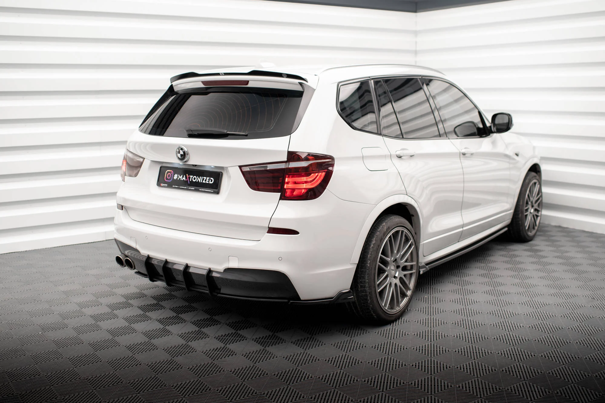 Street Pro Rear Diffuser BMW X3 M-Pack F25 - Image 2