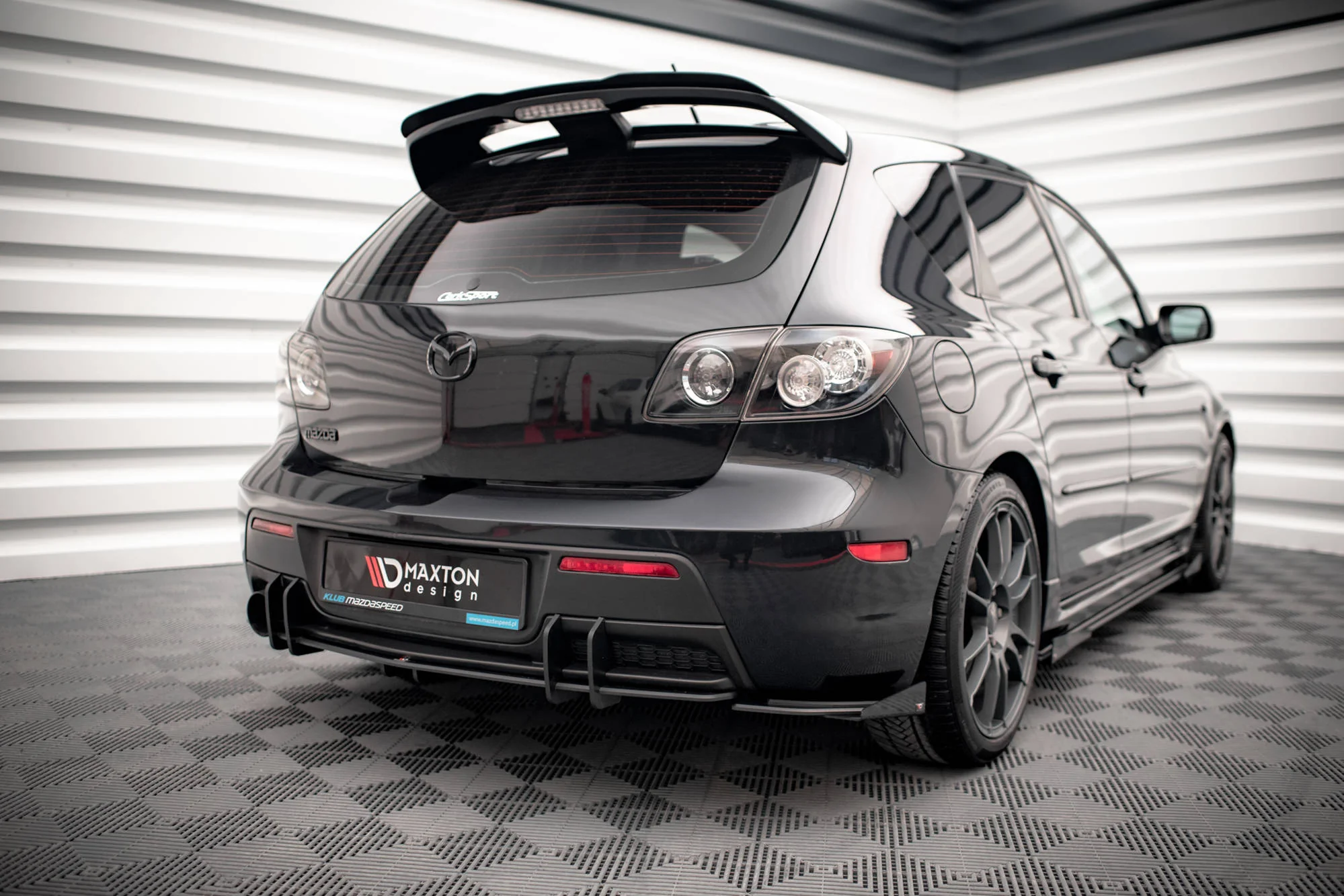 Street Pro Rear Diffuser Mazda 3 MPS Mk1 US-Spec Version - Image 2