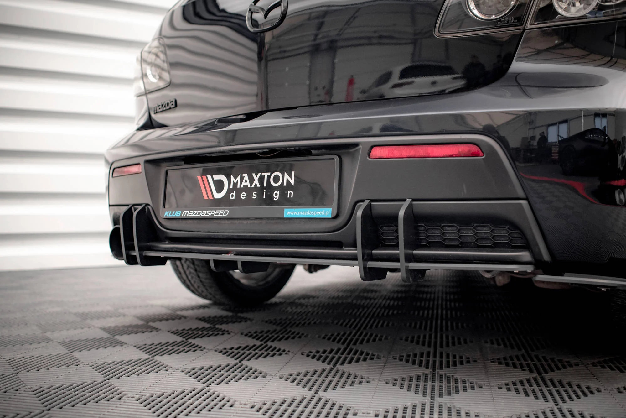 Street Pro Rear Diffuser Mazda 3 MPS Mk1 US-Spec Version - Image 3