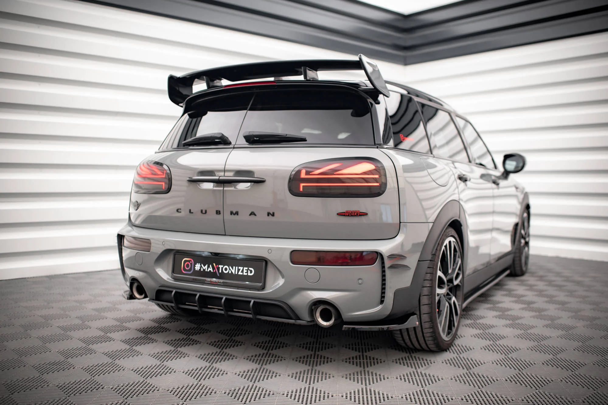 STREET PRO REAR DIFFUSER MINI COOPER CLUBMAN JOHN COOPER WORKS F54 - Image 3